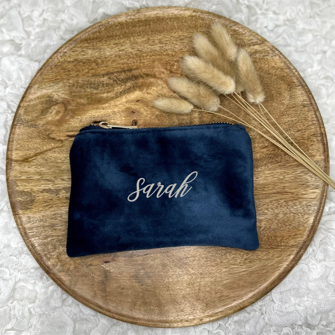 Kosmetiktasche aus Samt 17x12 cm