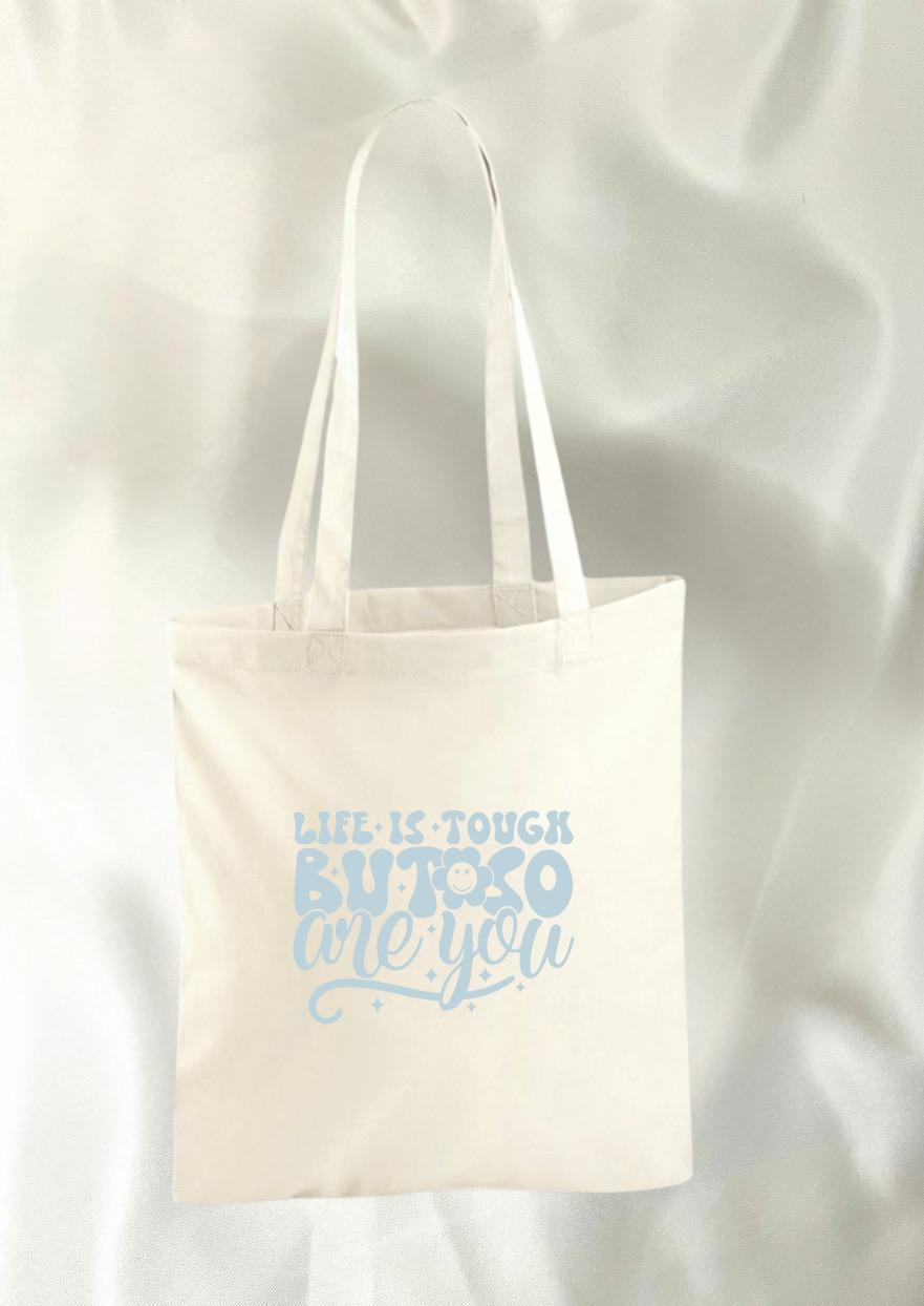 Mental Health Geschenk Mentale Gesundheit Mental Breakdown Geschenk Baumwolltragetasche Mama Freundin Schwere Zeit Life is tough