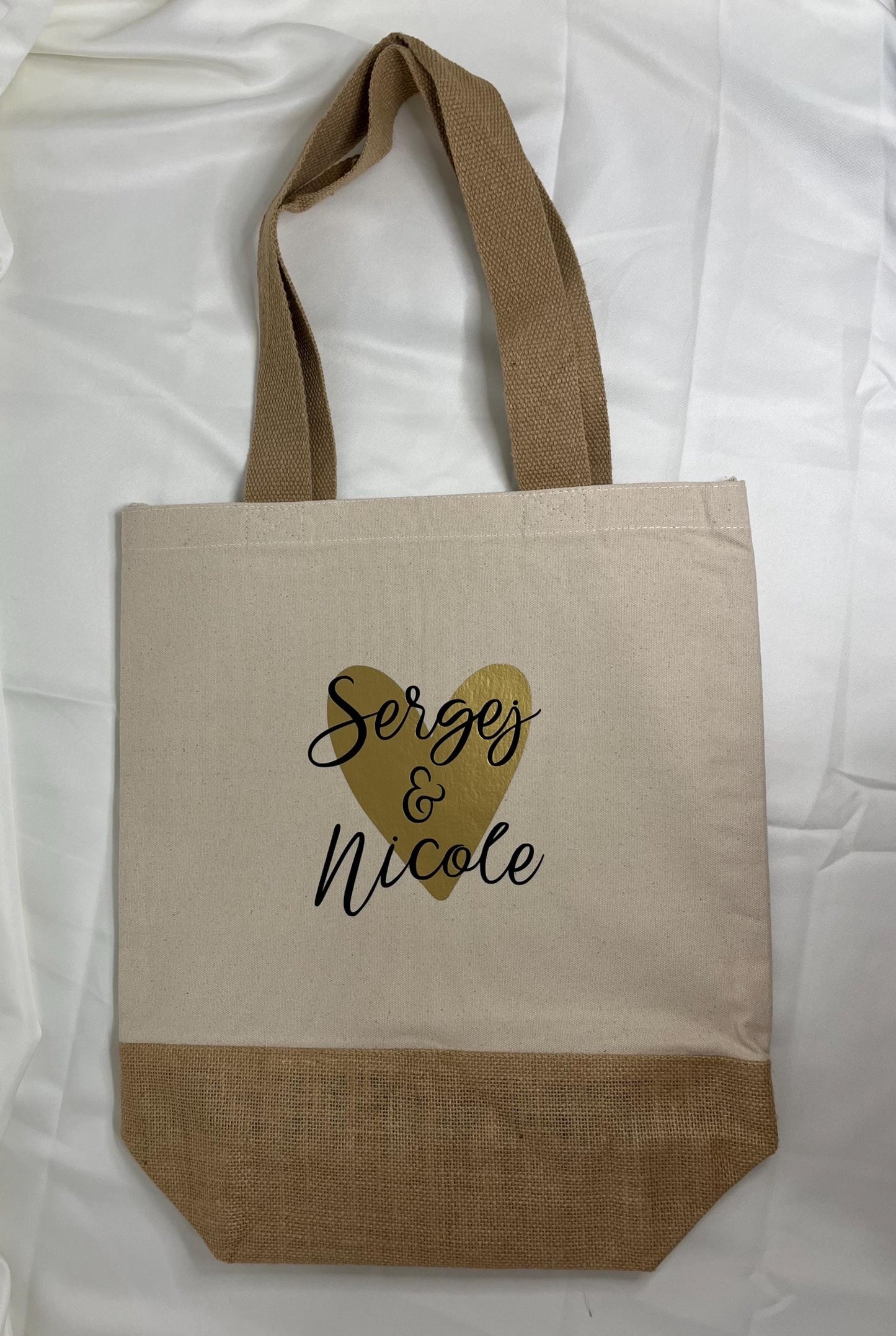 Geschenk für Sie Einkaufstasche Geschenk für Ihn personalisierte Tasche Muttertag Geschenk Vatertag Geschenk Partner Verlobungsgeschenk