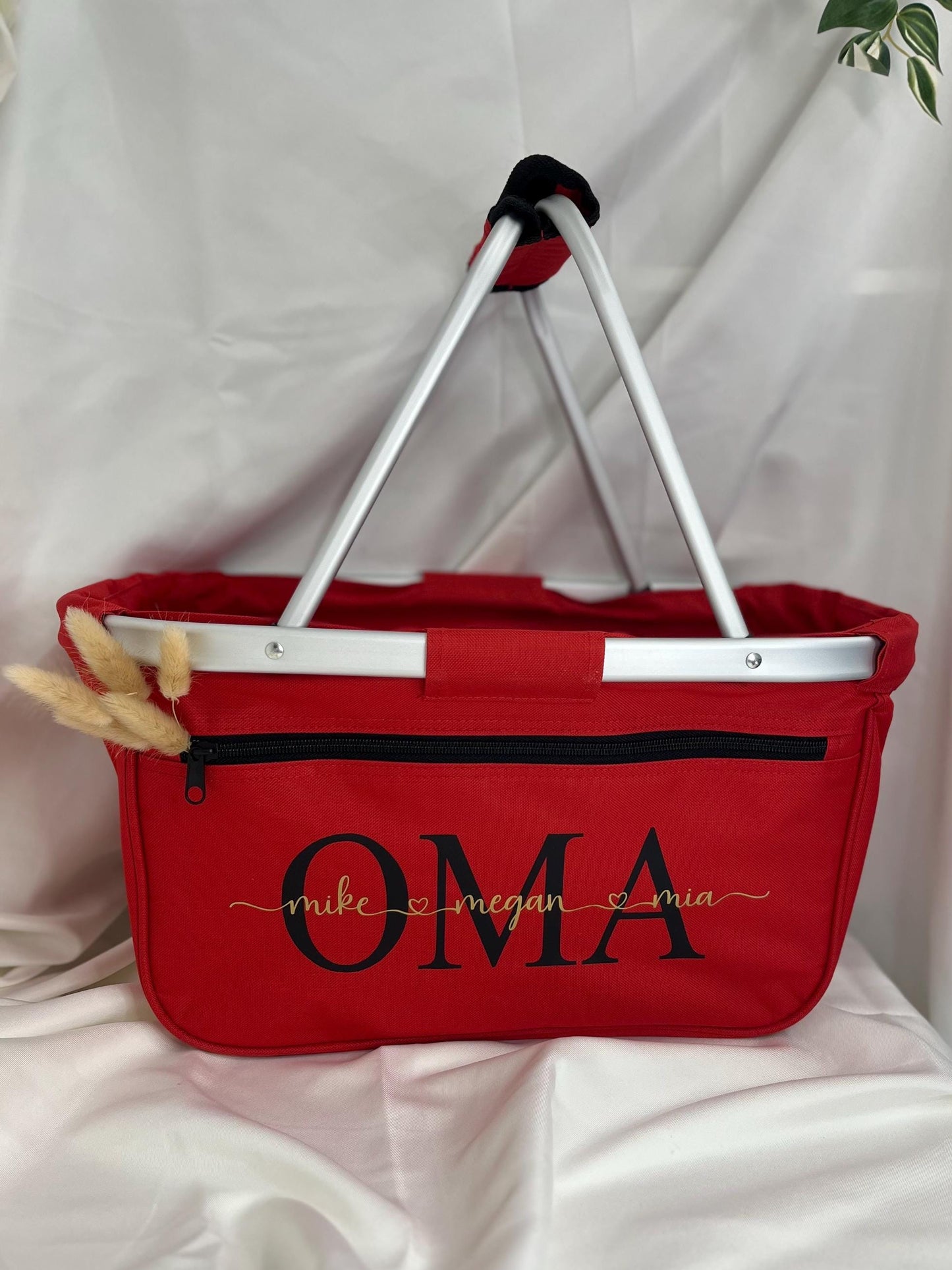 Personalisierter Einkaufskorb Geschenk Muttertag Vatertag Oma Geburtstag Hochzeit Geschenkidee zur Geburt Muttertagsgeschenk