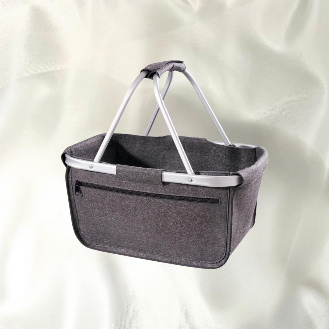 Geschenk zur Geburt Einkaufskorb Geschenk für Mama Muttertag Geschenk für Sie Korb aus Filz Muttertag Geschenkidee zur Geburt Marktkorb