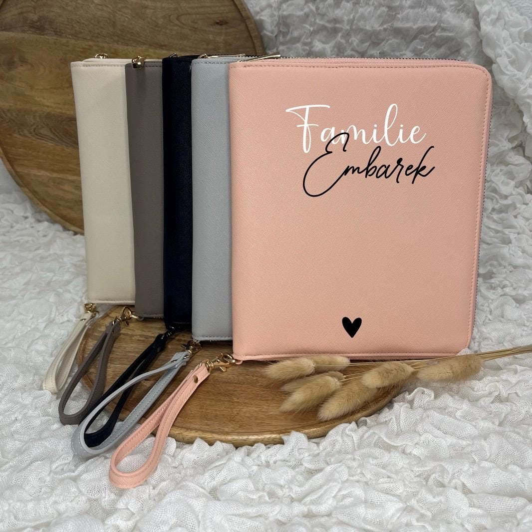 Familien-Organizer personalisiert Geschenk Organisation von Dokumenten & U-Heften