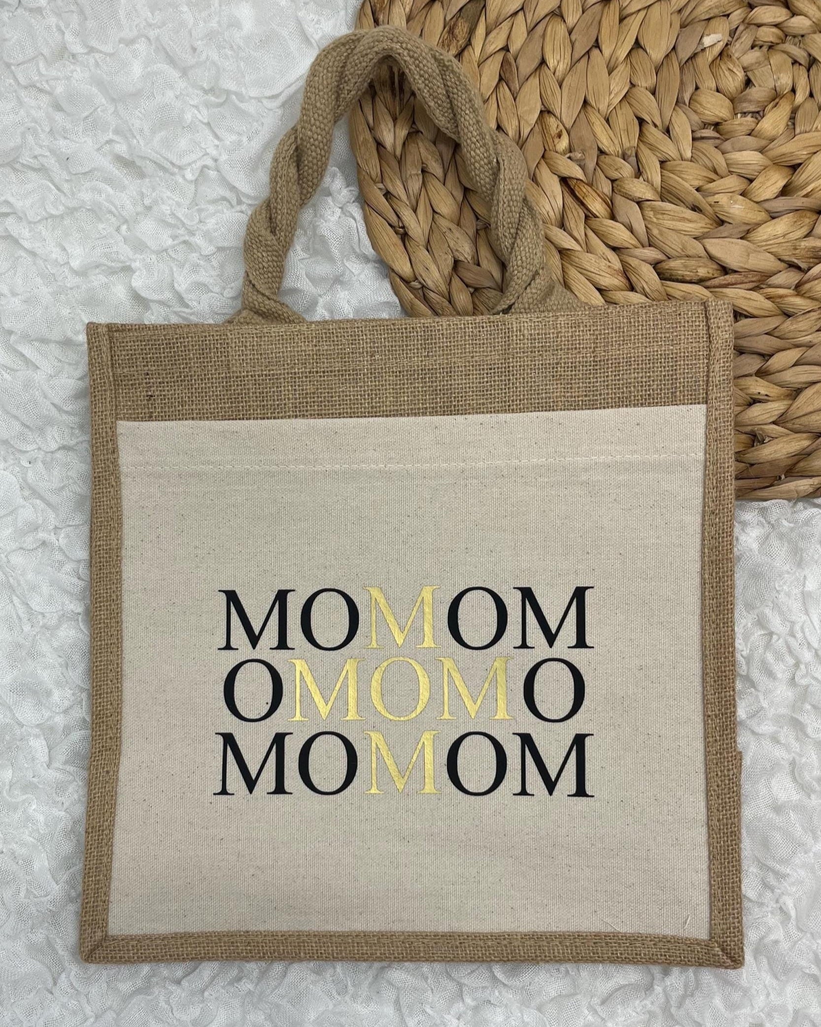 Einkaufstasche MOM+ - Mama Geschenk - Muttertag - Geschenk Muttertag - Valentinstag