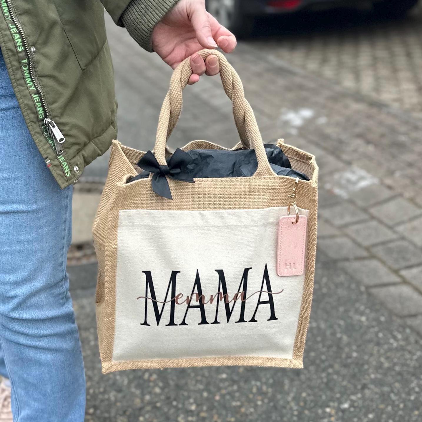 Personalisierte Einkaufstasche Mama - Mama Geschenk - Muttertag - Geschenk Muttertag - Valentinstag