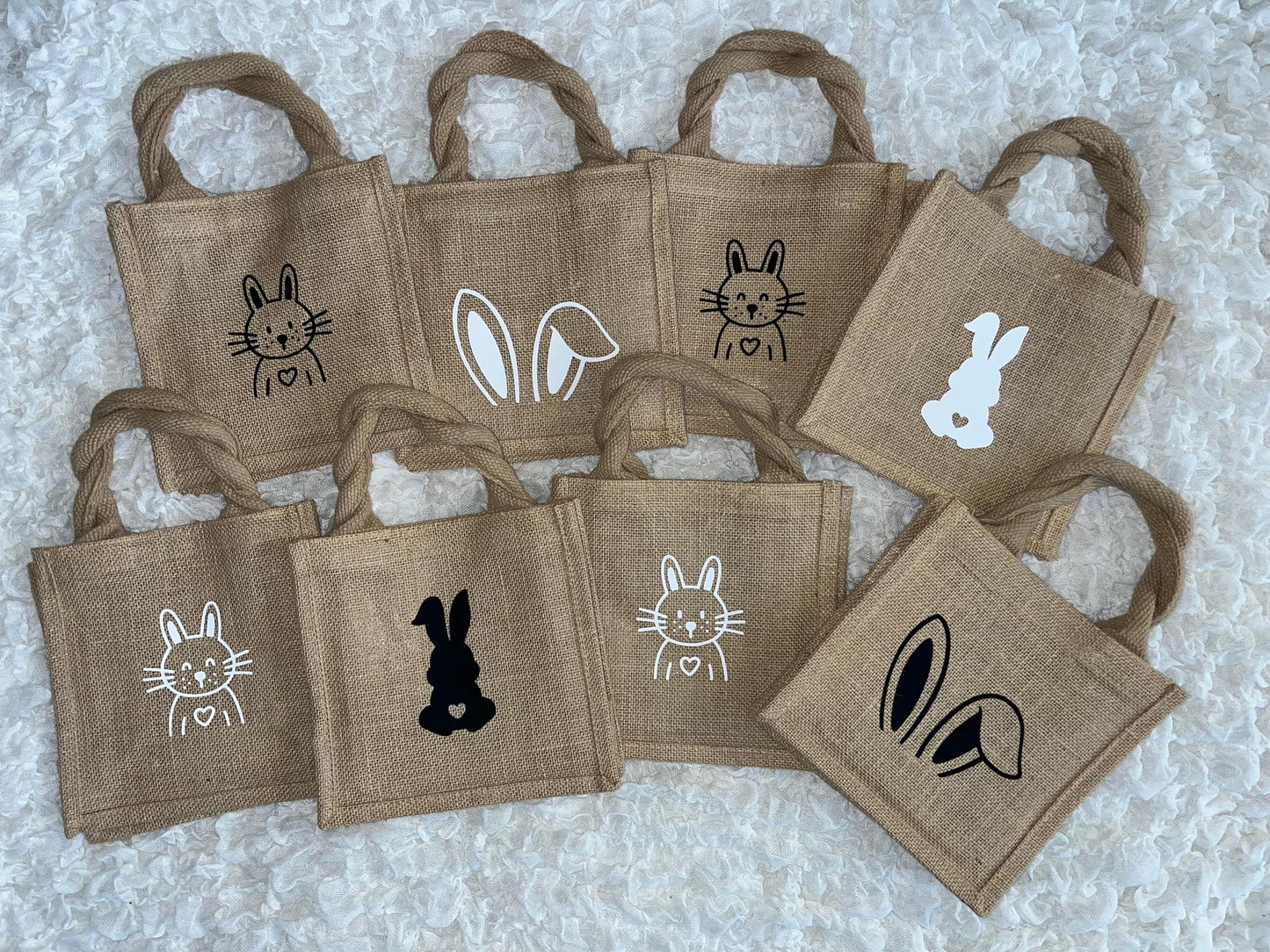 Ostertasche Geschenktasche Ostern aus Jute - Geschenk Ostern - Ostergeschenk - Mitbringsel Ostern - Easter - Frohe Ostern