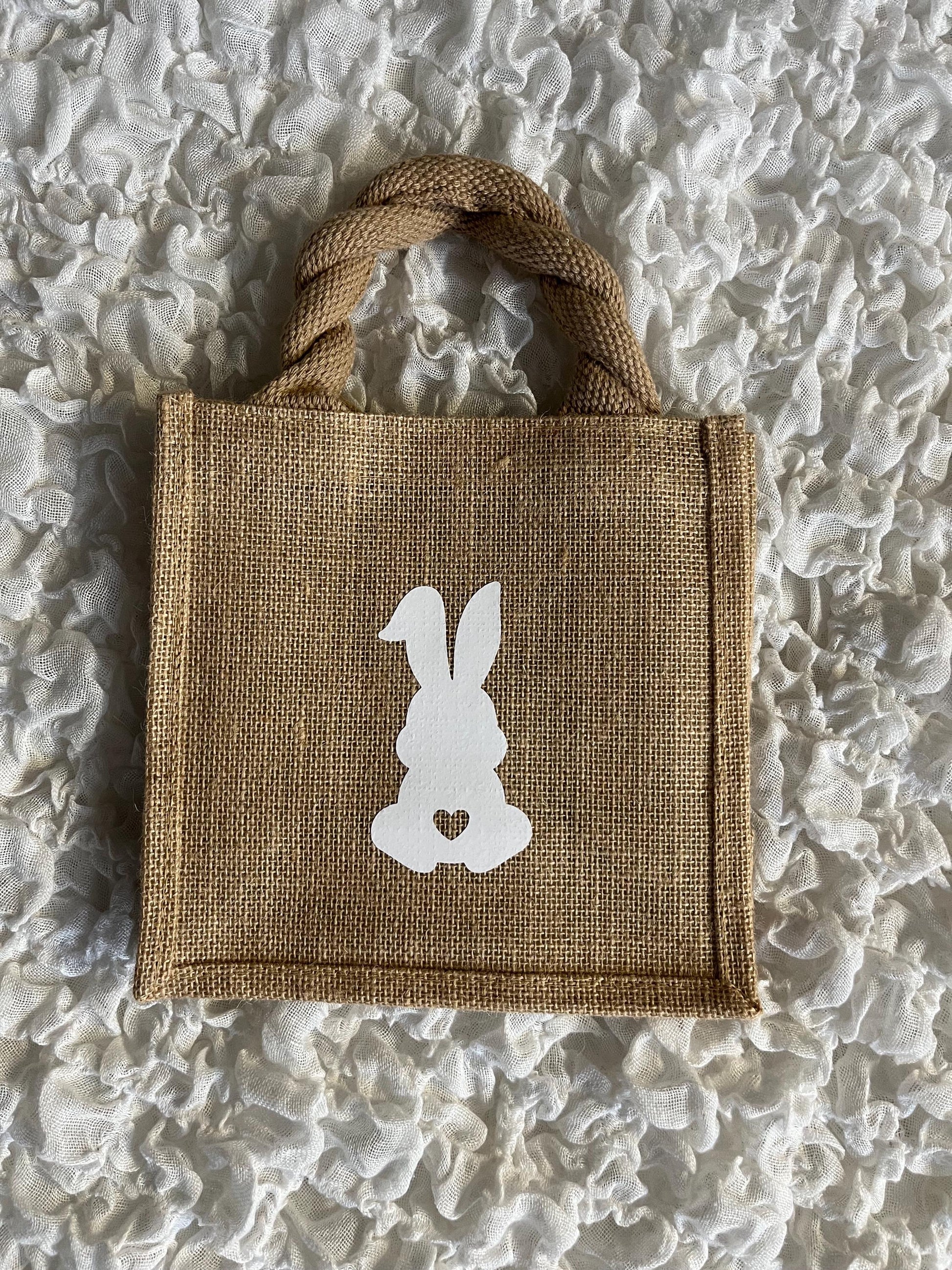 Ostertasche Geschenktasche Ostern aus Jute - Geschenk Ostern - Ostergeschenk - Mitbringsel Ostern - Easter - Frohe Ostern