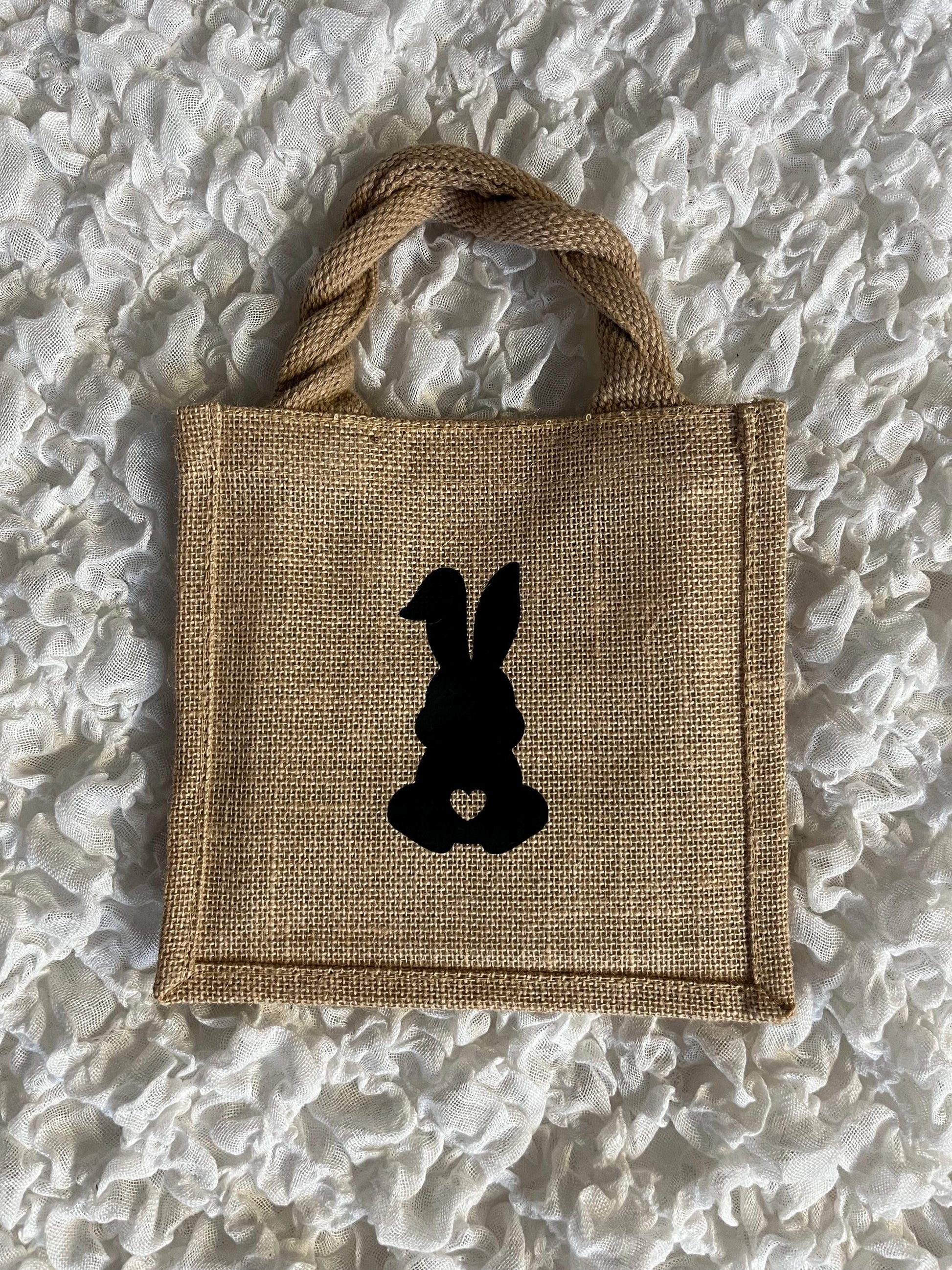 Ostertasche Geschenktasche Ostern aus Jute - Geschenk Ostern - Ostergeschenk - Mitbringsel Ostern - Easter - Frohe Ostern