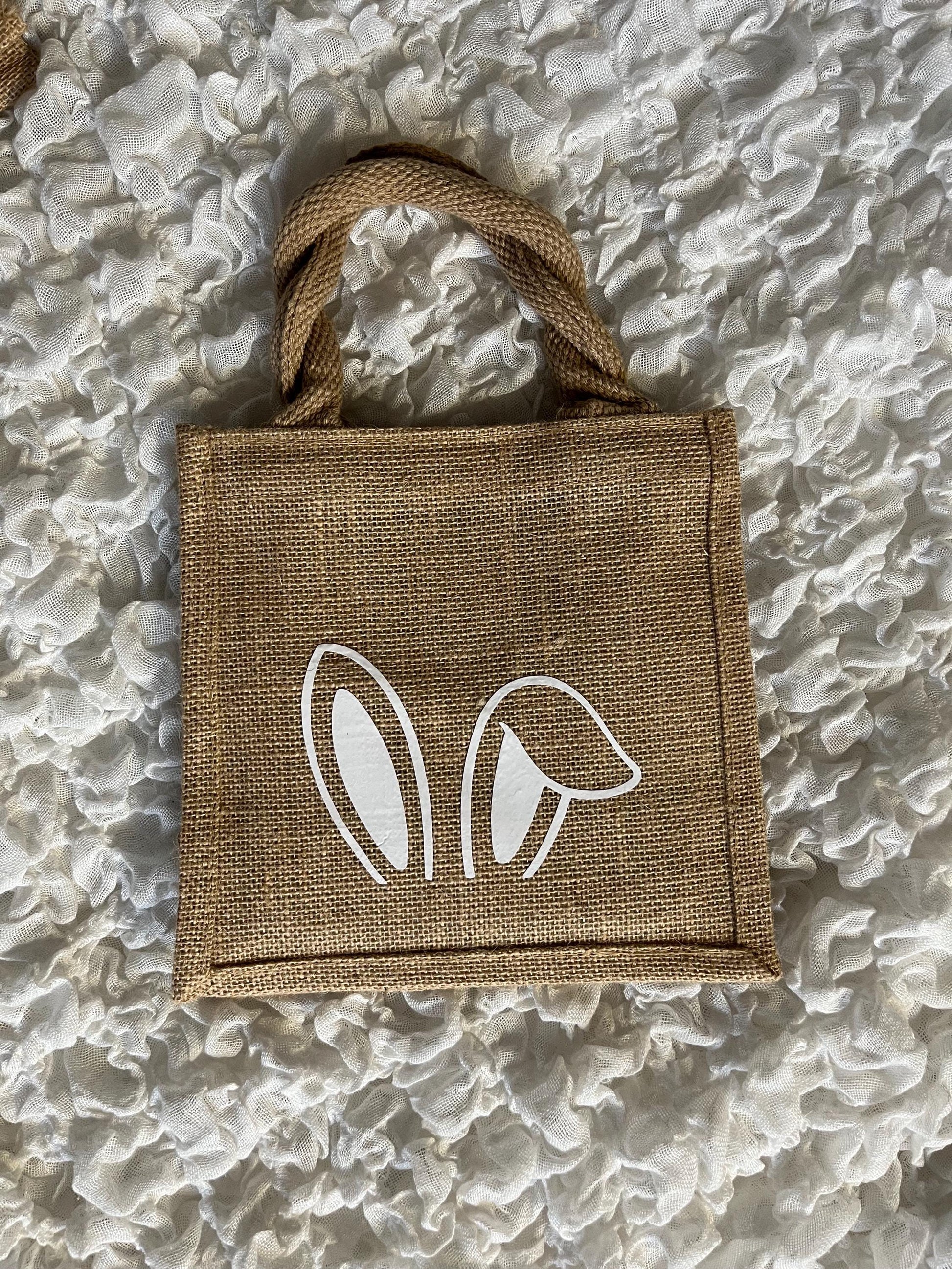 Ostertasche Geschenktasche Ostern aus Jute - Geschenk Ostern - Ostergeschenk - Mitbringsel Ostern - Easter - Frohe Ostern