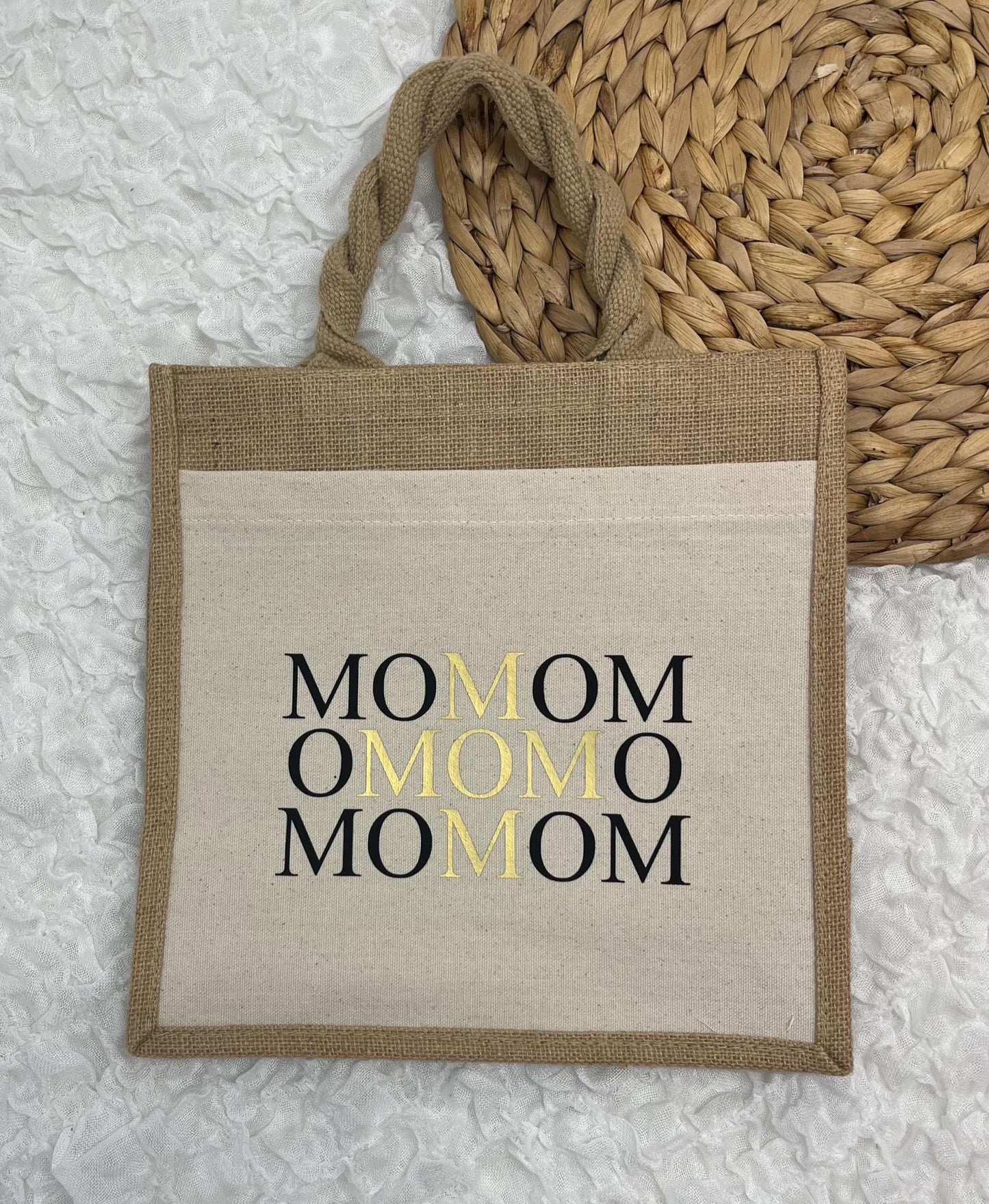 Einkaufstasche MOM+ - Mama Geschenk - Muttertag - Geschenk Muttertag - Valentinstag