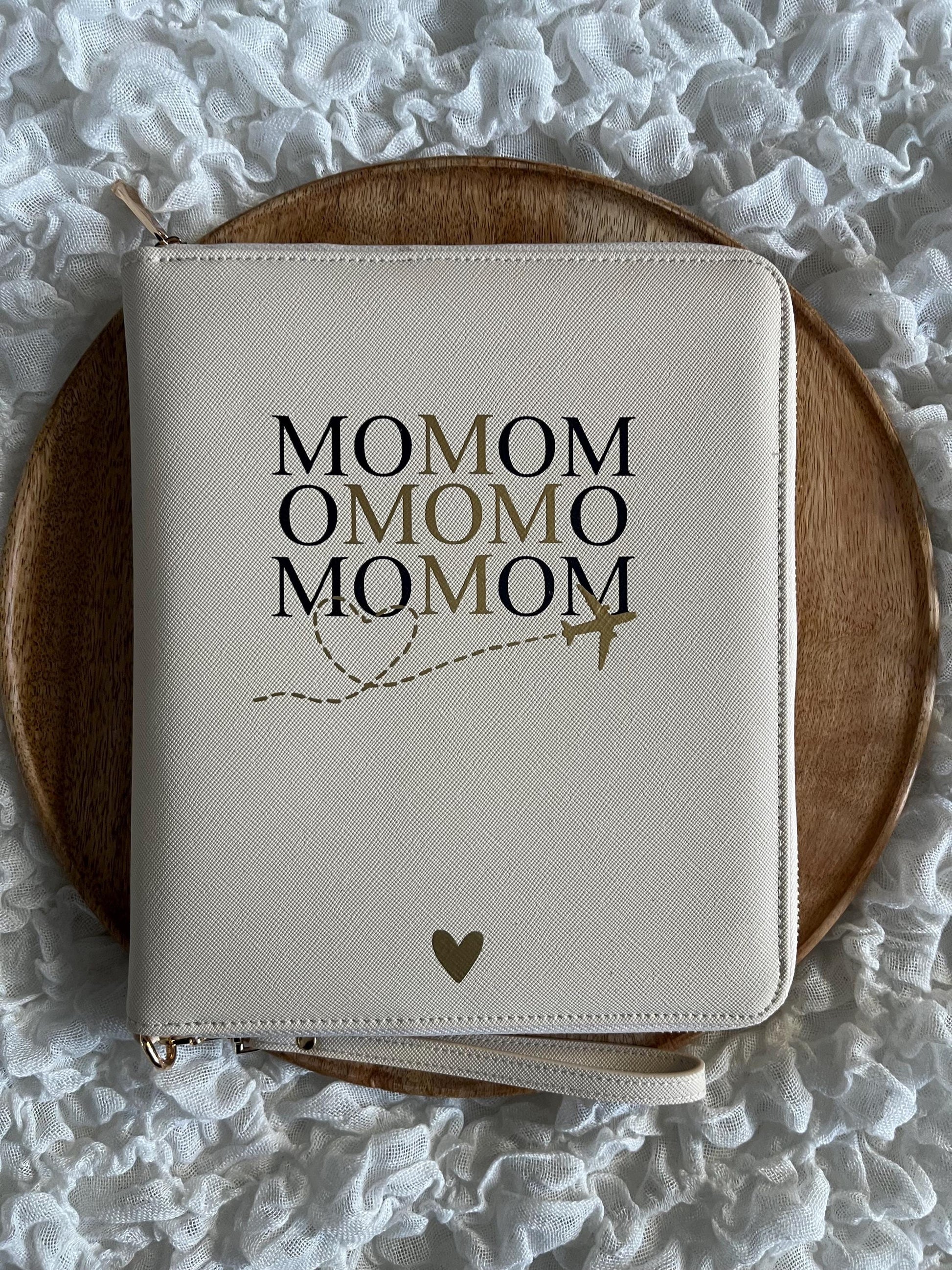 Travel-Mom-Organizer - Familien-Organizer - Travel Organizer - Geschenk Organisation von Dokumenten & U-Heften - Mama Unterlagen Organizer