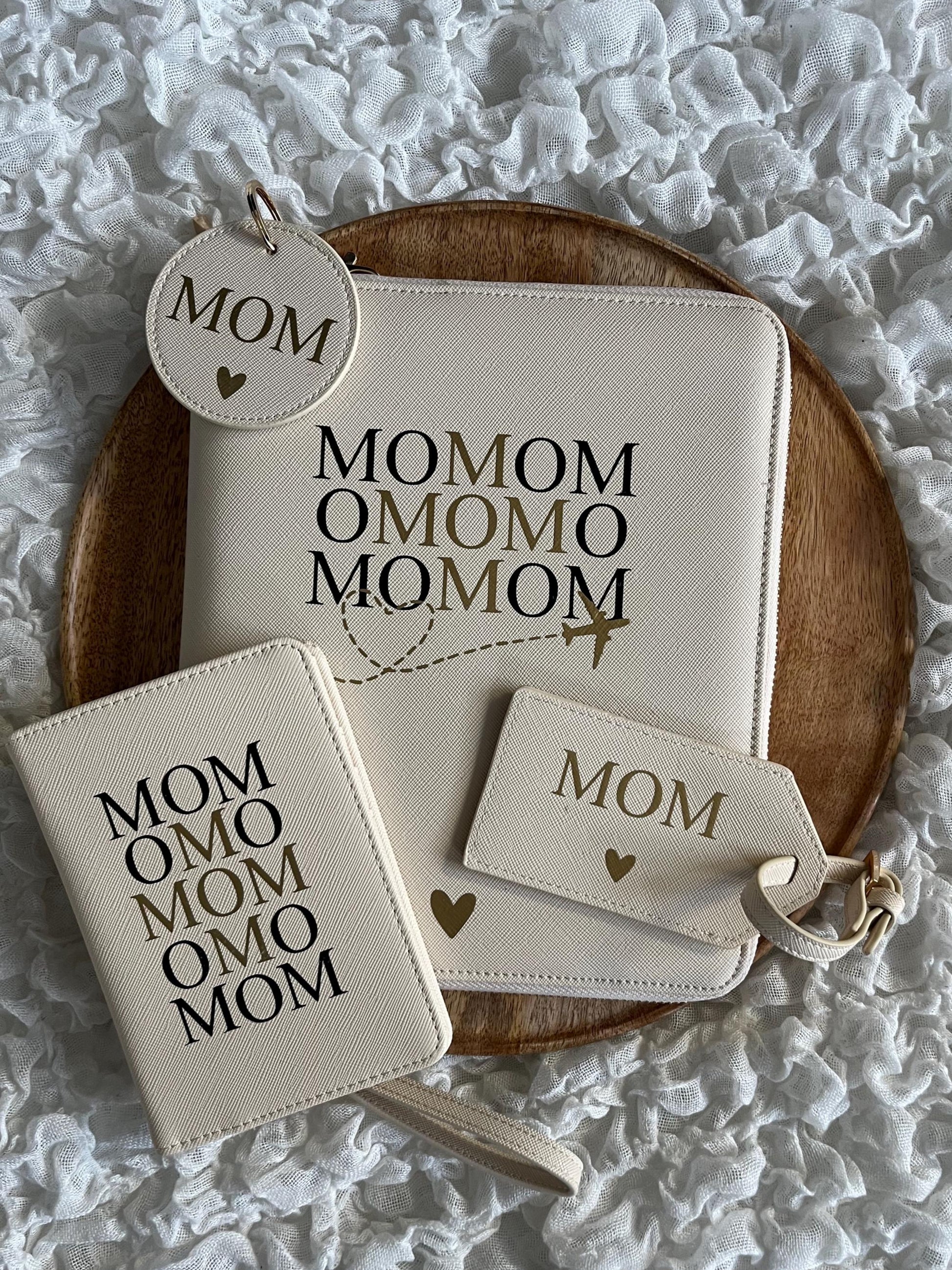 Travel-Mom-Organizer - Familien-Organizer - Travel Organizer - Geschenk Organisation von Dokumenten & U-Heften - Mama Unterlagen Organizer