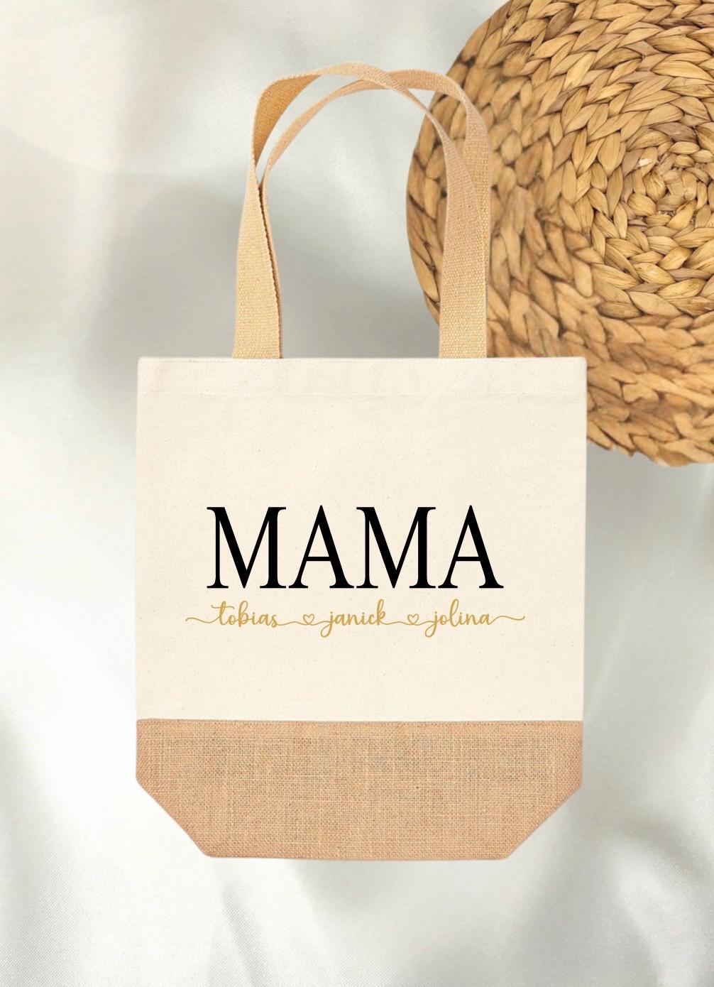 Mama Geschenk Muttertag Einkaufstasche Geschenk personalisiert Mama Mutter Geschenk für Sie Muttertagsgeschenk personalisiert Tasche für Mam