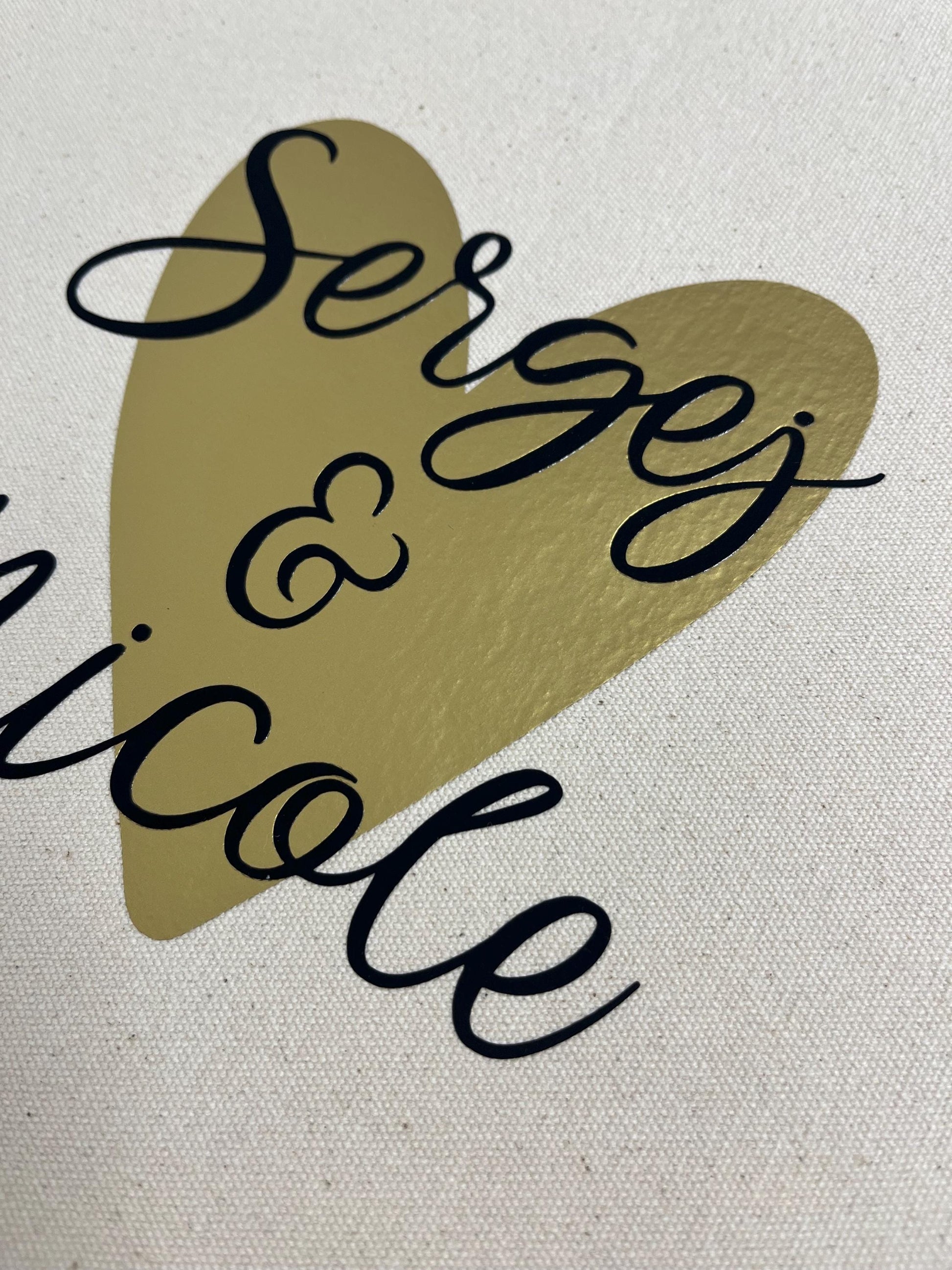 Geschenk für Sie Einkaufstasche Geschenk für Ihn personalisierte Tasche Muttertag Geschenk Vatertag Geschenk Partner Verlobungsgeschenk