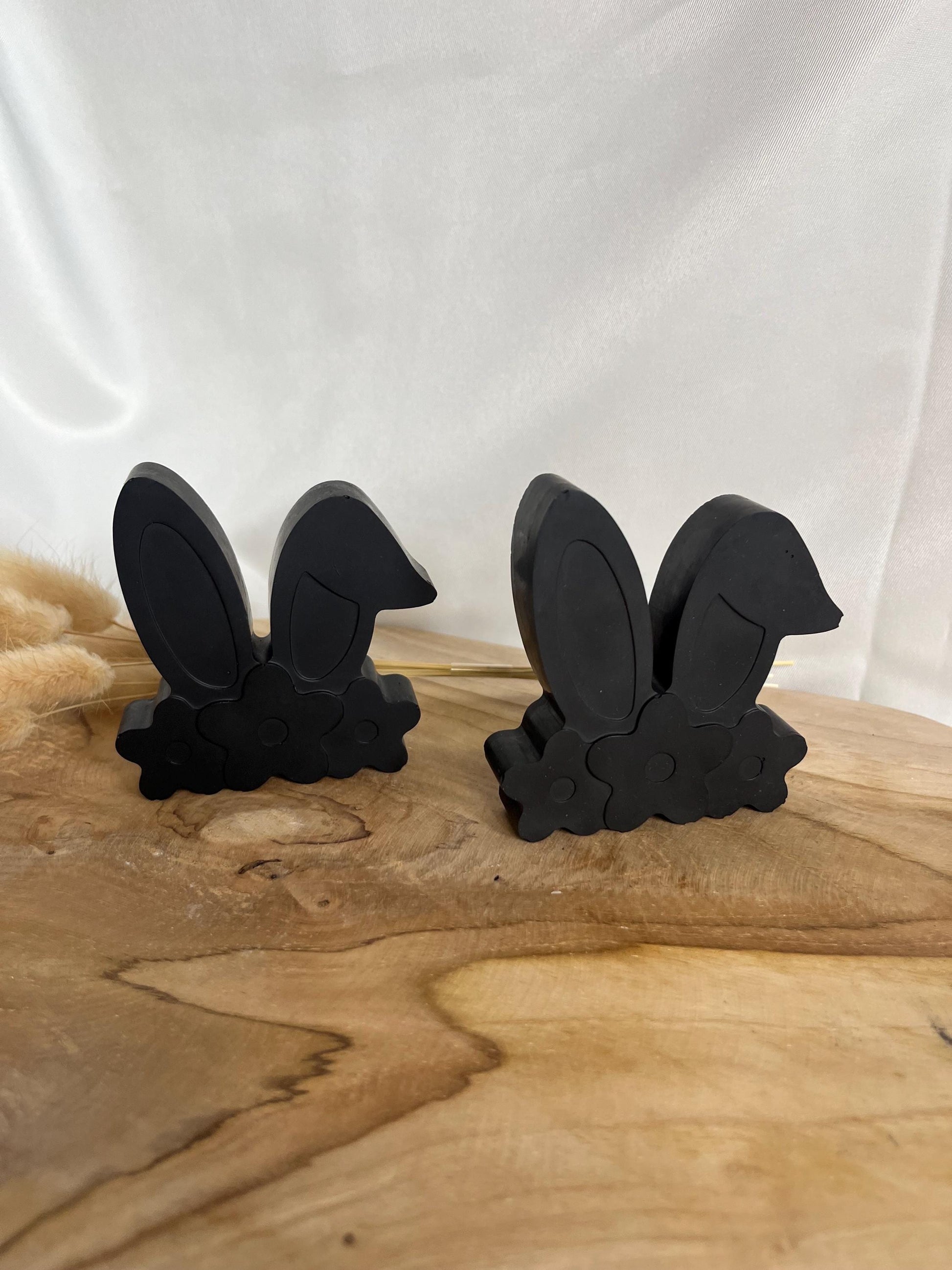 Osterhasenohren mit Blumenkranz Raysin Schwarz Hasenohren Osterdeko Geschenk Raysin Osterdeko Hase Ostergeschenk