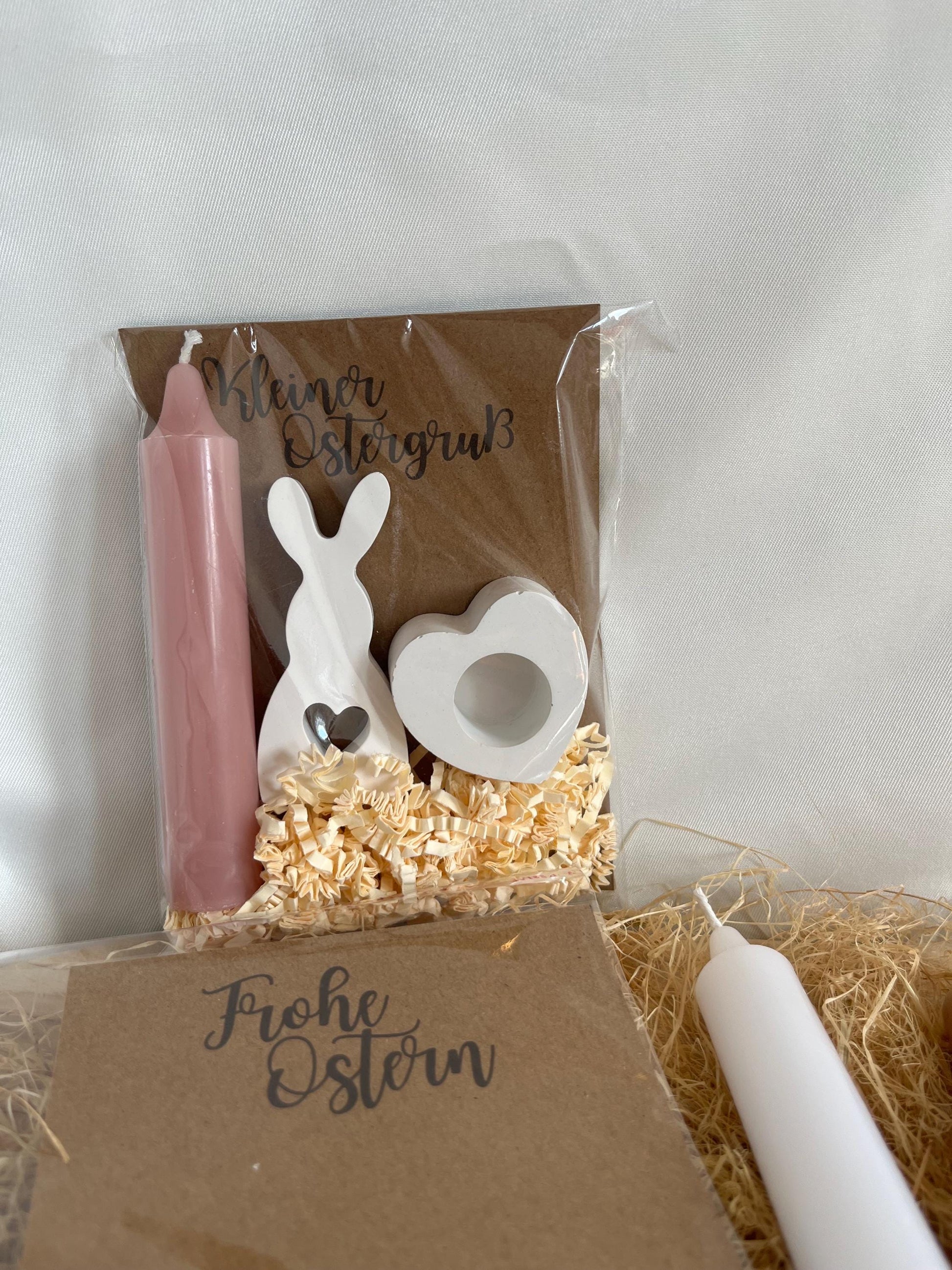 Ostergeschenk Set Hase Kerze Osterdeko Geschenk Raysin Osterdeko Ostergeschenk