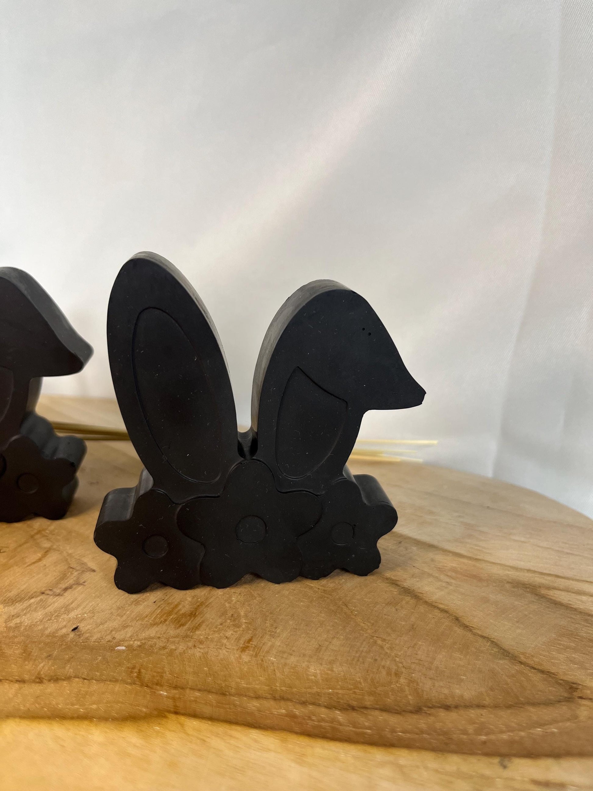 Osterhasenohren mit Blumenkranz Raysin Schwarz Hasenohren Osterdeko Geschenk Raysin Osterdeko Hase Ostergeschenk