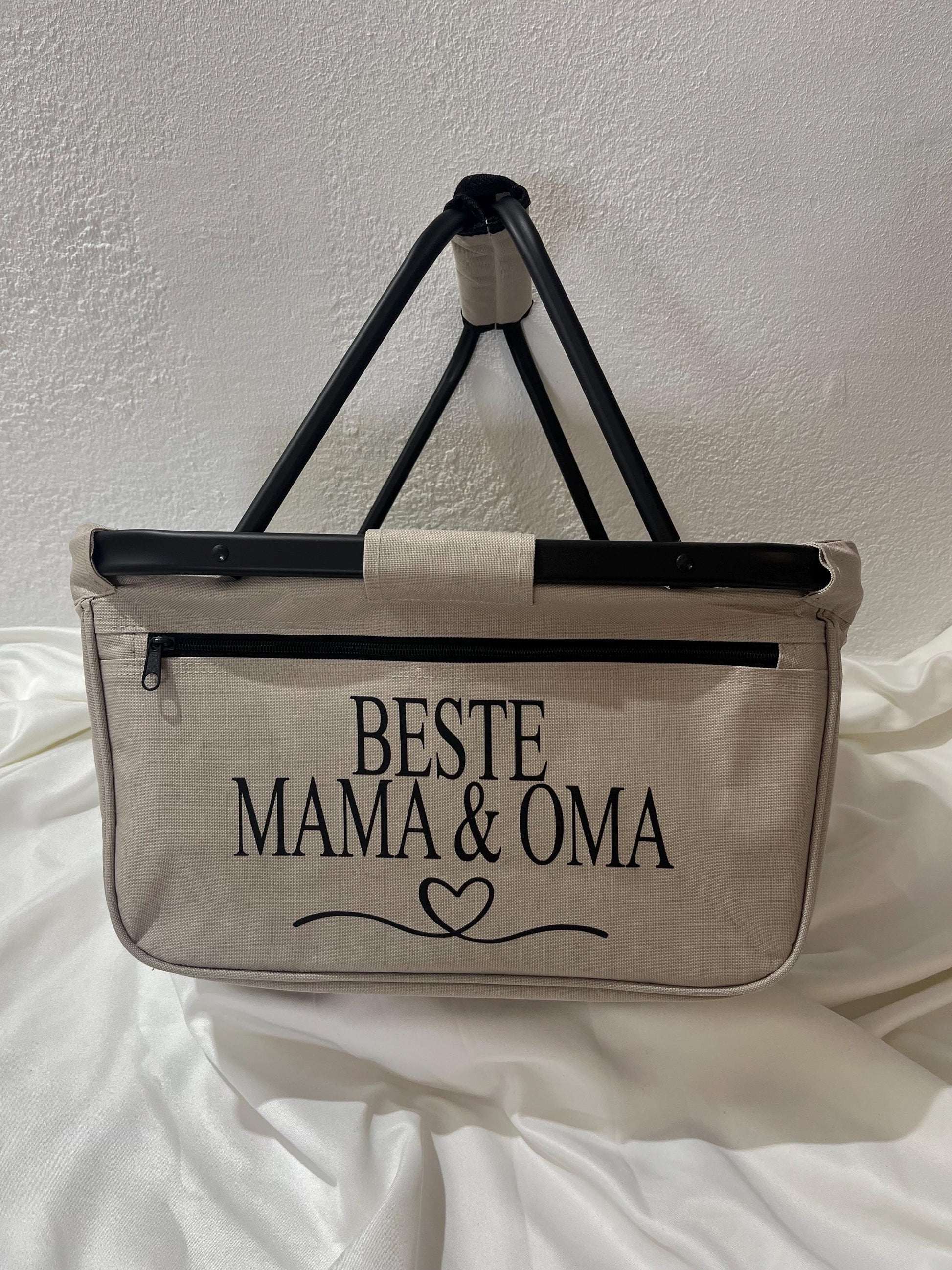 Personalisierter Einkaufskorb Tante Opa Papa Onkel Bonus Beste Mama und Oma Geburtstagsgeschenk Mama Muttertagsgeschenk Korb personalisiert
