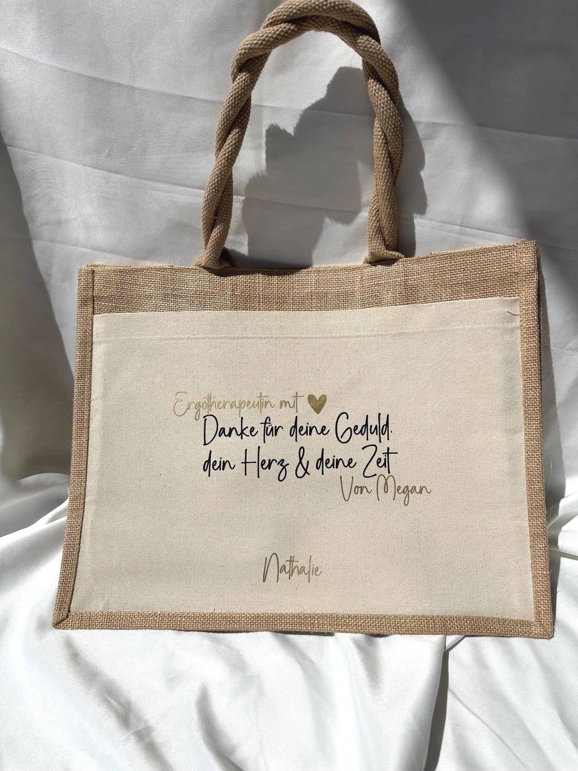 Einkaufstasche personalisiert Erzieher Abschiedsgeschenk Lehrerin Ergotherapeuten Geschenk Kita Kindergarten Abschied Dankeschön Erzieher