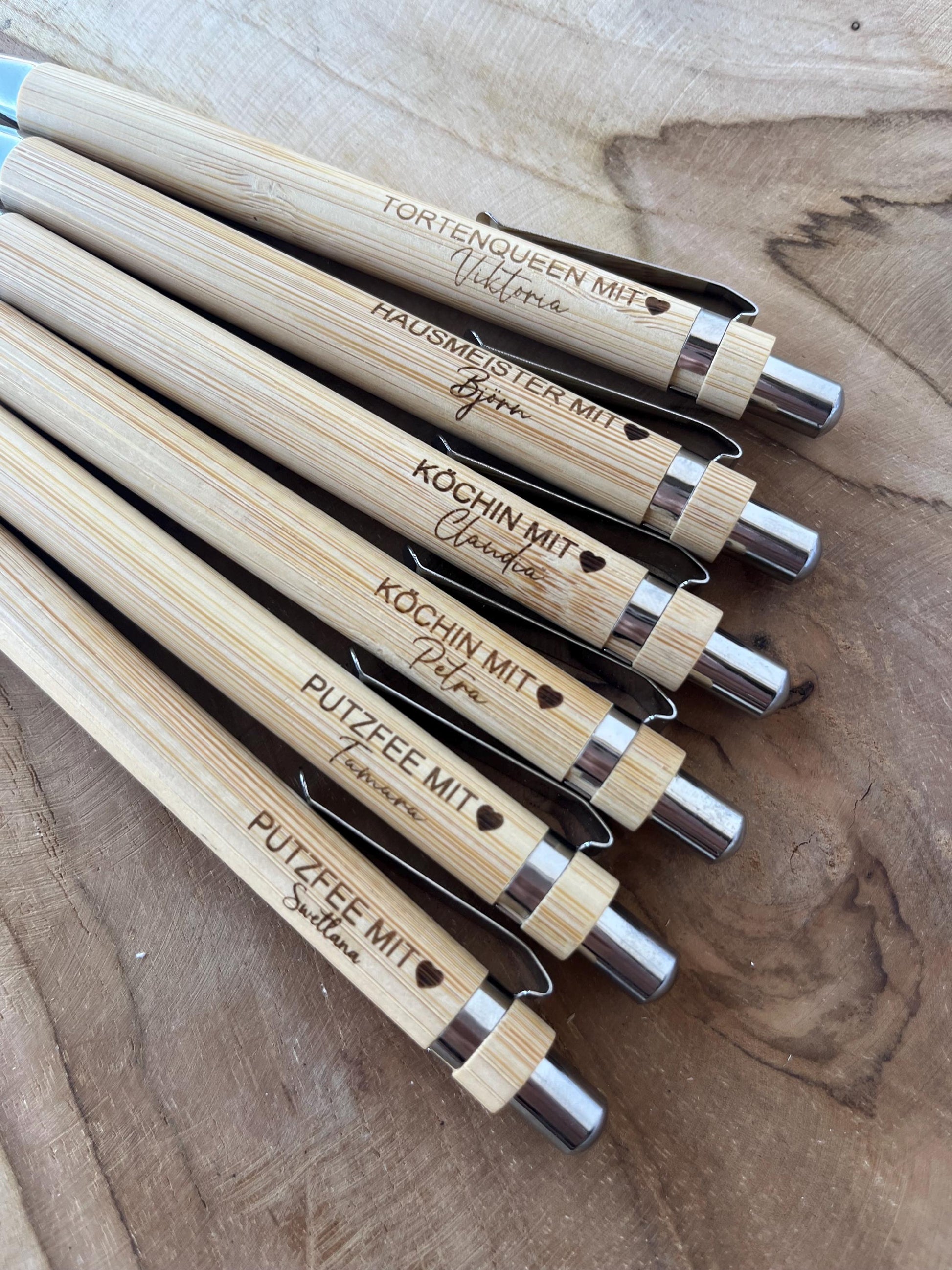 Kugelschreiber personalisiert für sie Geschenk für Erzieher Geschenk für Lehrer Geschenk personalisiert Dankeschön Lehrer mit Herz Erzieher