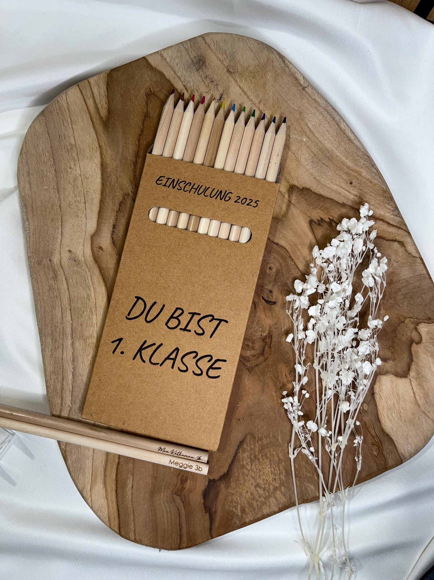 Einschulung Mädchen Geschenk Einschulung Junge Geschenk Stifte personalisiert Buntstifte Namen 1. Klasse Geschenk Einschulungsgeschenk