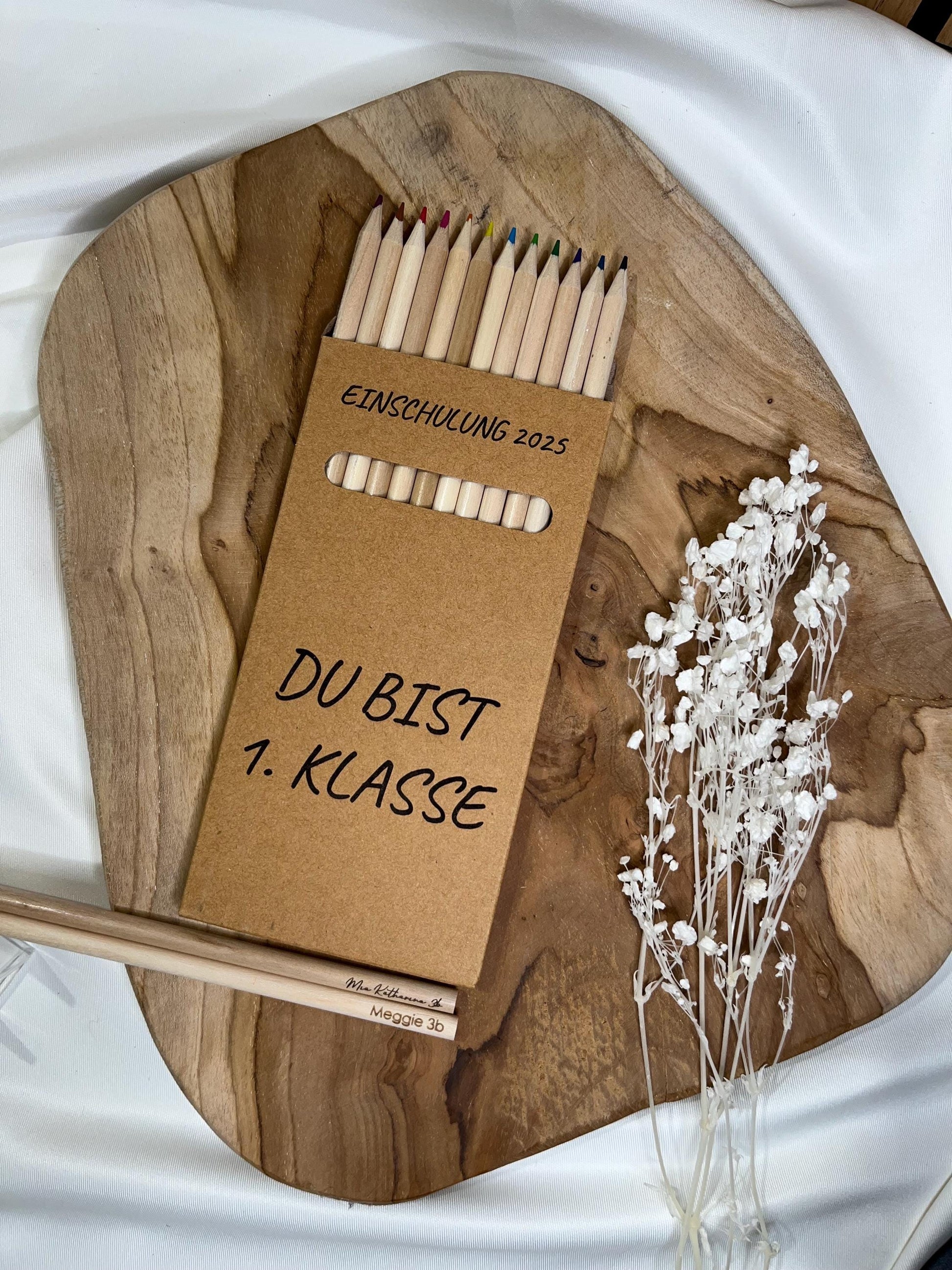 Einschulung Mädchen Geschenk Einschulung Junge Geschenk Stifte personalisiert Buntstifte Namen 1. Klasse Geschenk Einschulungsgeschenk