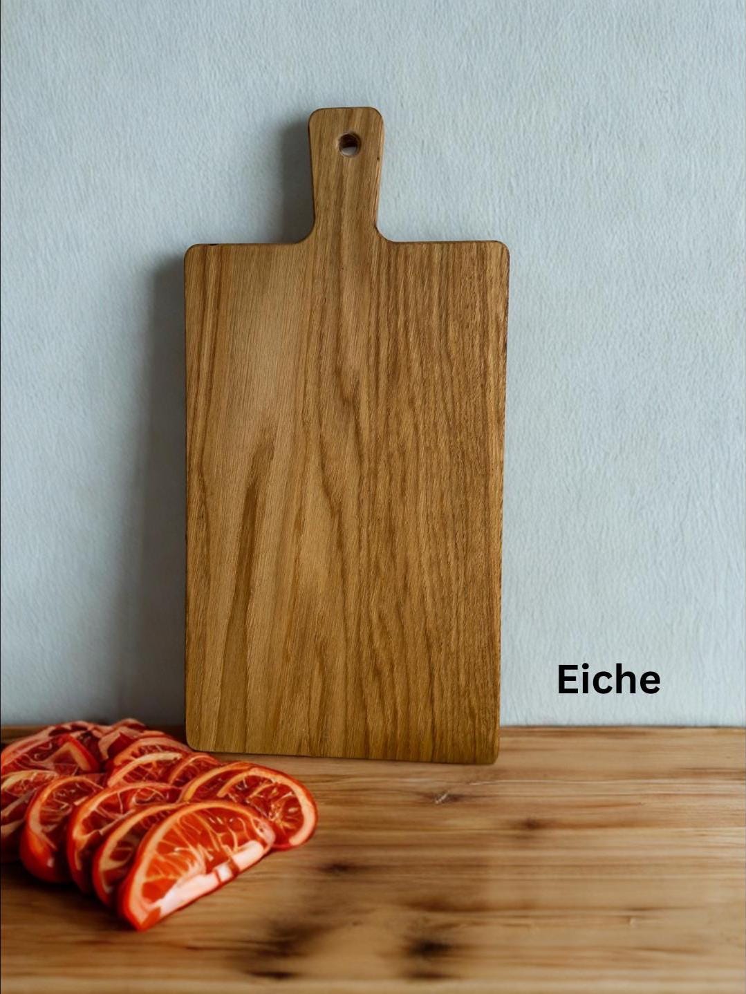 Servierbrett zum Verschenken Küchenbrett aus Eiche, Buche, Erle, Esche oder Douglasie Hochzeitsgeschenk Einzugsgeschenk Geschenk Einzug