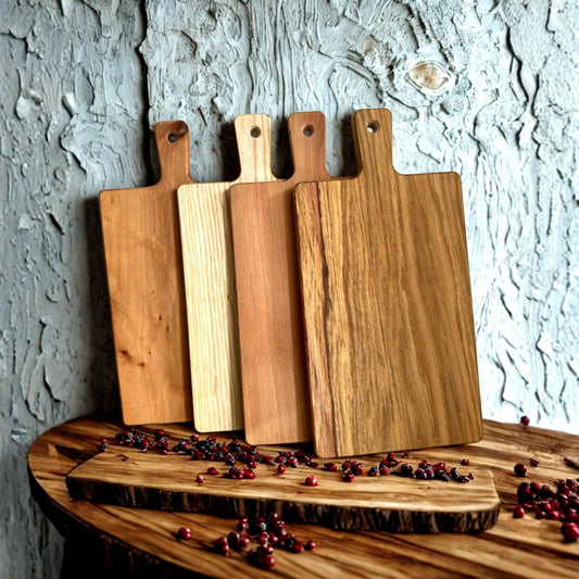 Servierbrett zum Verschenken Küchenbrett aus Eiche, Buche, Erle, Esche oder Douglasie Hochzeitsgeschenk Einzugsgeschenk Geschenk Einzug