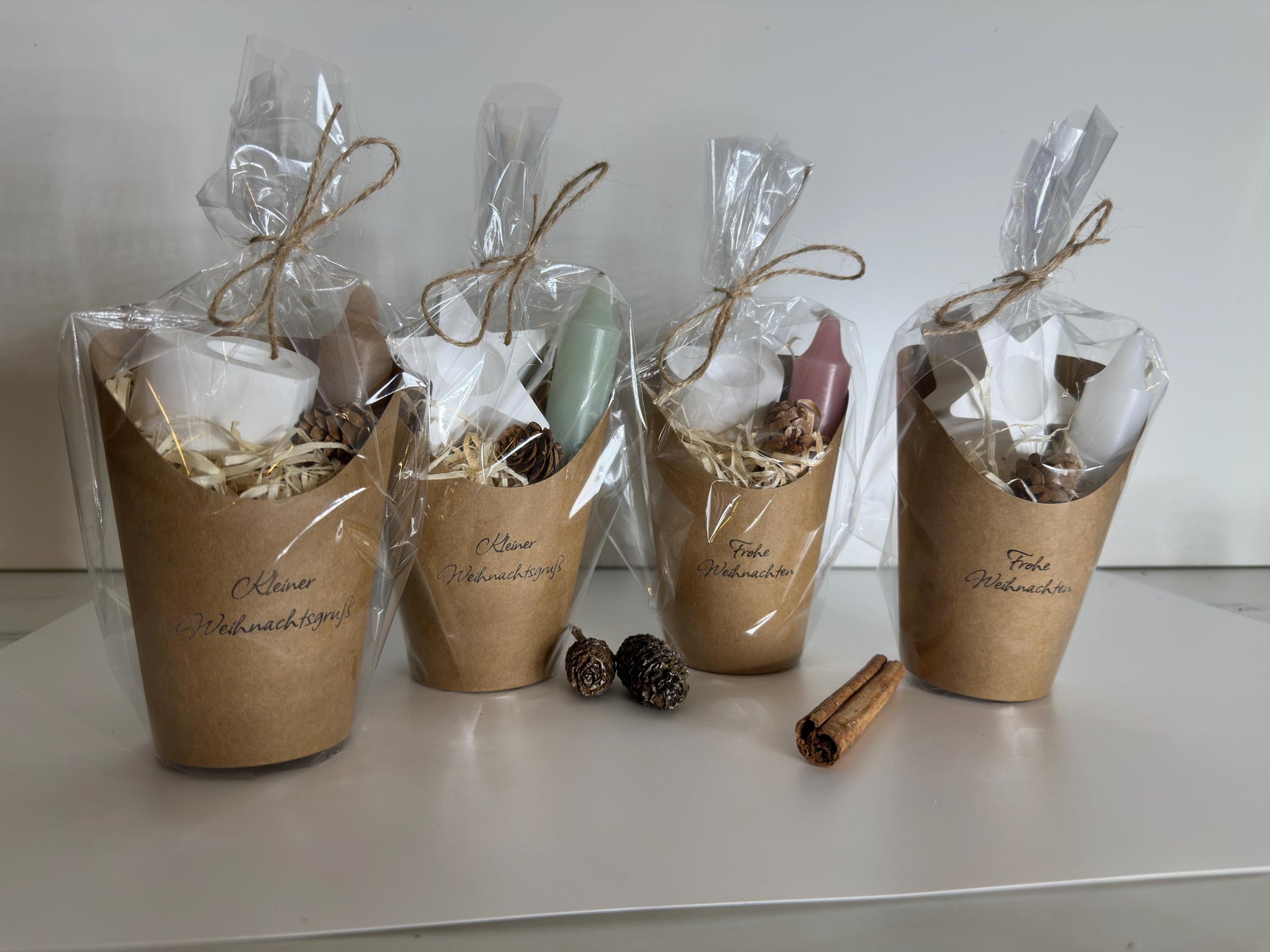 Weihnachtsset in der Tüte – liebevolles Mini-Geschenk für die Adventszeit | Wichtelgeschenk | Weihnachten to go