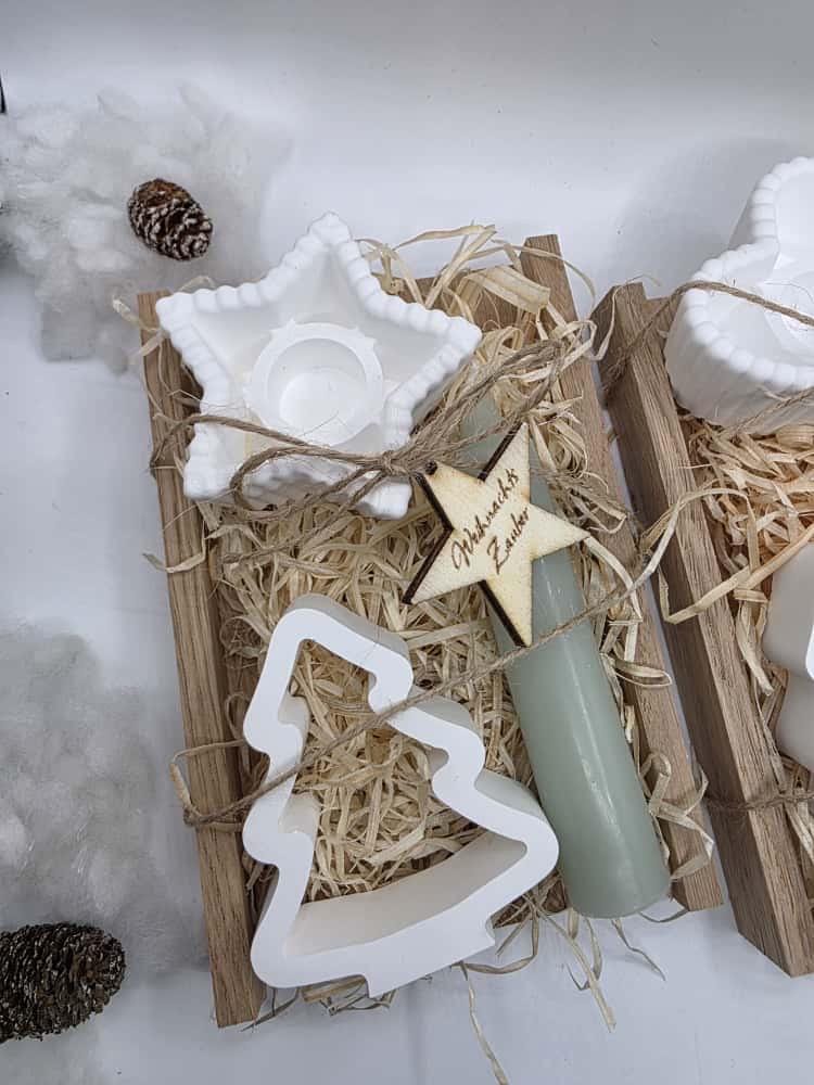 Kleines Weihnachtsgeschenk - Weihnachten to go - Geschenk für Mitarbeiter:innen Kollegen - Wichtelgeschenk - Adventskalender Füllung