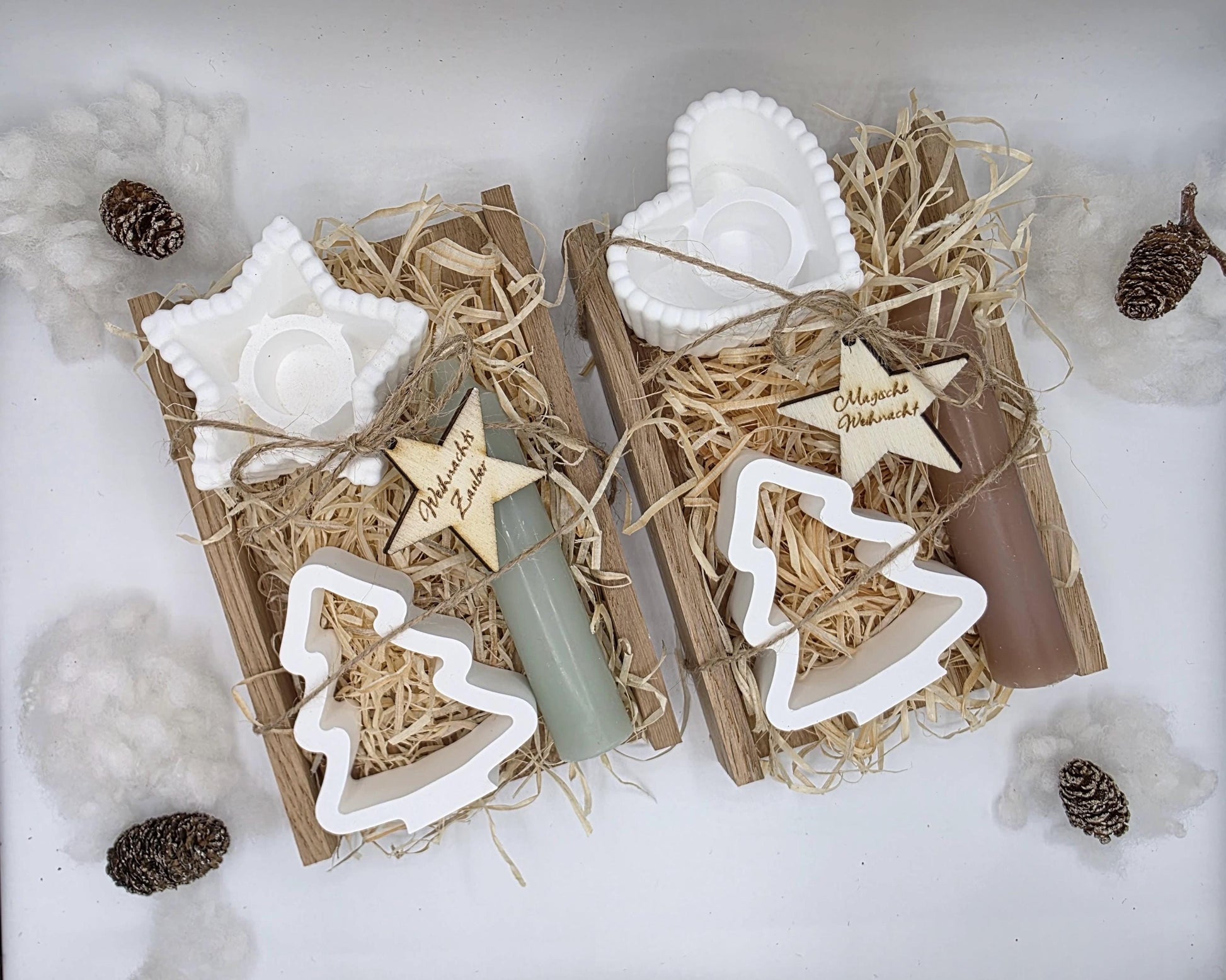 Kleines Weihnachtsgeschenk - Weihnachten to go - Geschenk für Mitarbeiter:innen Kollegen - Wichtelgeschenk - Adventskalender Füllung