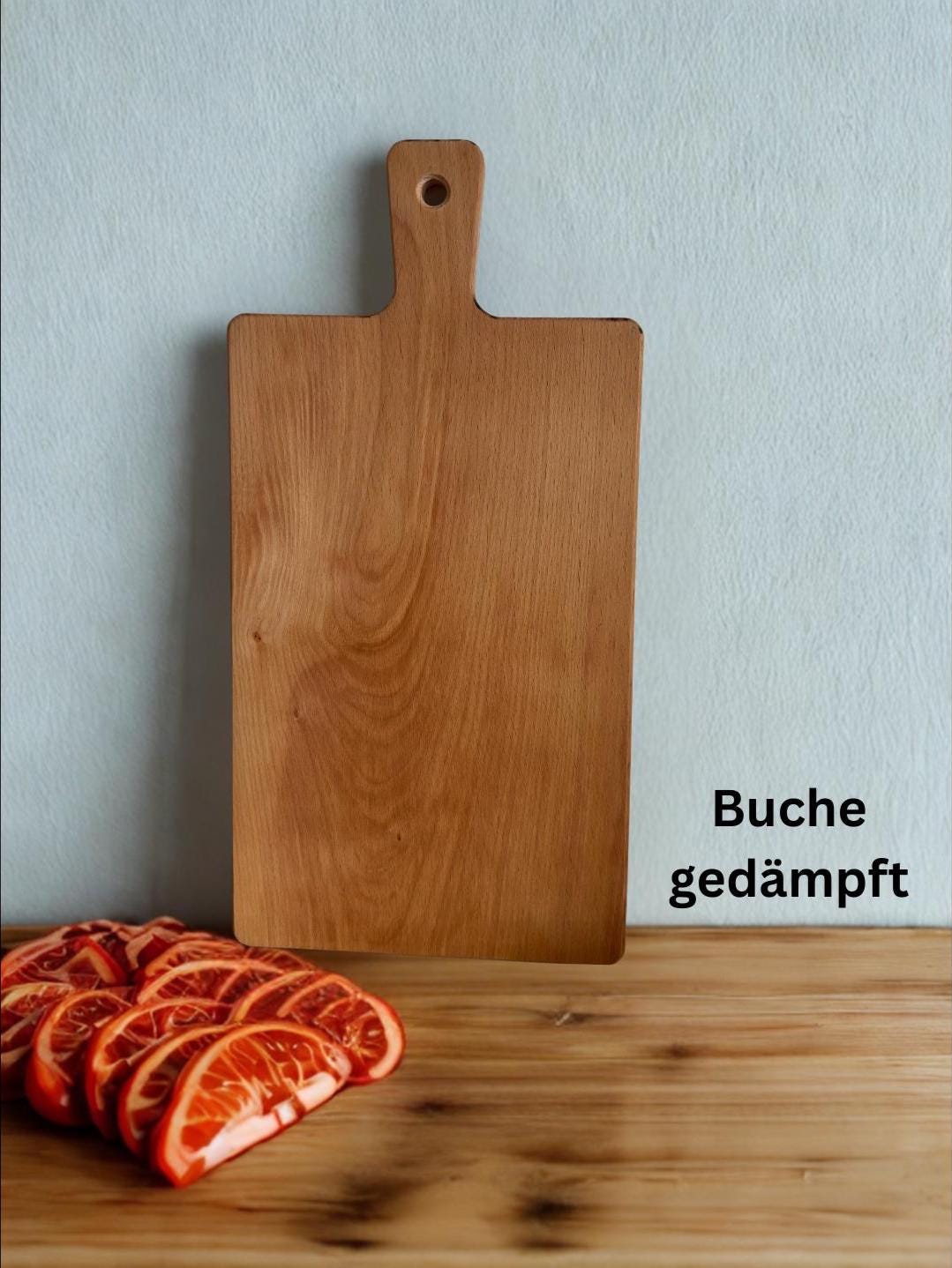 Servierbrett zum Verschenken Küchenbrett aus Eiche, Buche, Erle, Esche oder Douglasie Hochzeitsgeschenk Einzugsgeschenk Geschenk Einzug