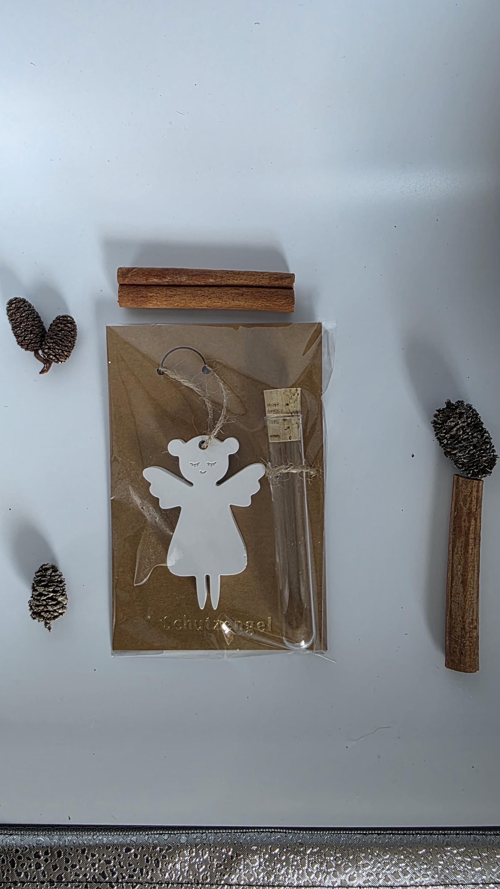 Geldgeschenk Weihnachten in der Tüte mit Schutzengel Weihnachten to go Wichtelgeschenk & Mini-Weihnachtsgeschenk Kleines Weihnachtsgeschenk