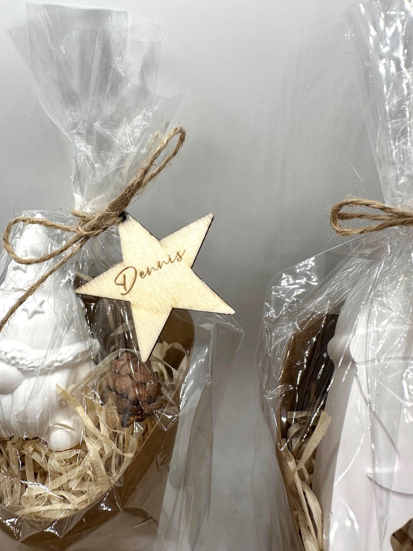 Wichtelgeschenk Kollegen Weihnachtsgeschenk personalisiert Geschenk Mitarbeiter Wichtel Figur Deko Holz Kleine Weihnachtsgeschenke