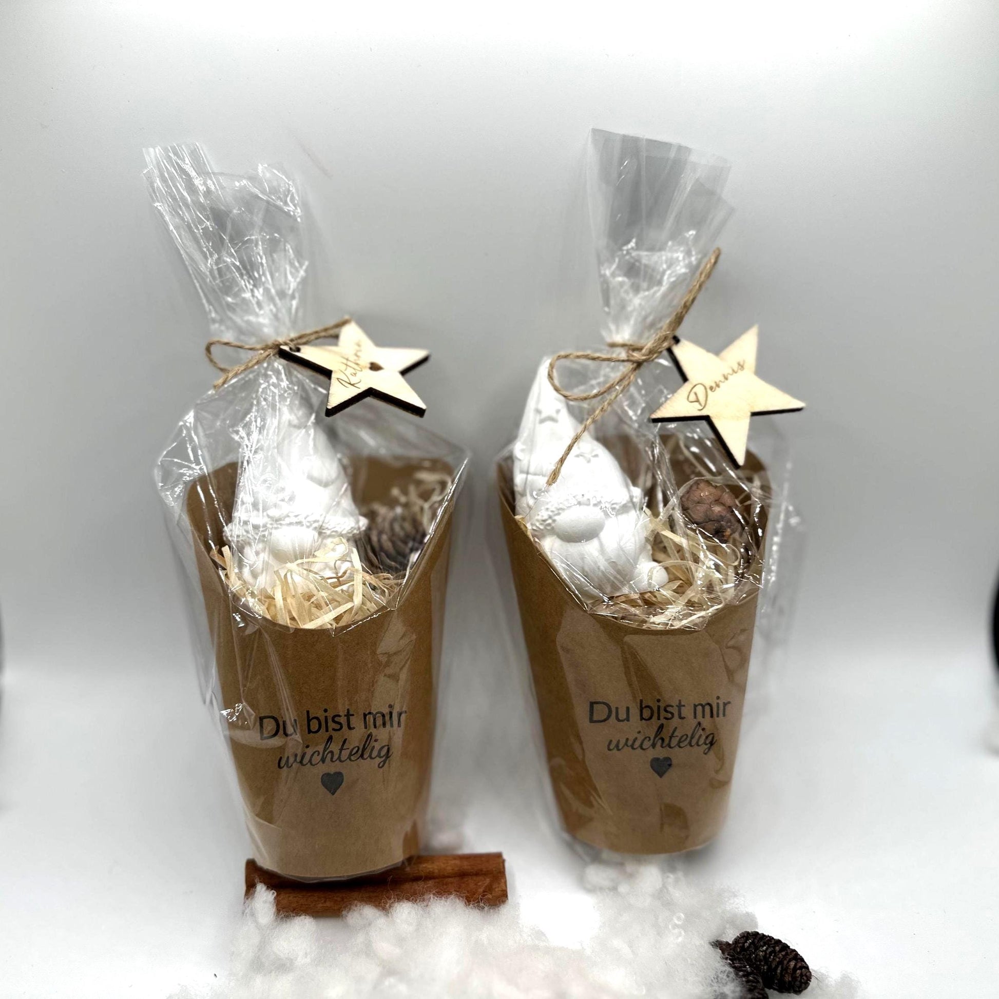 Wichtelgeschenk Kollegen Weihnachtsgeschenk personalisiert Geschenk Mitarbeiter Wichtel Figur Deko Holz Kleine Weihnachtsgeschenke