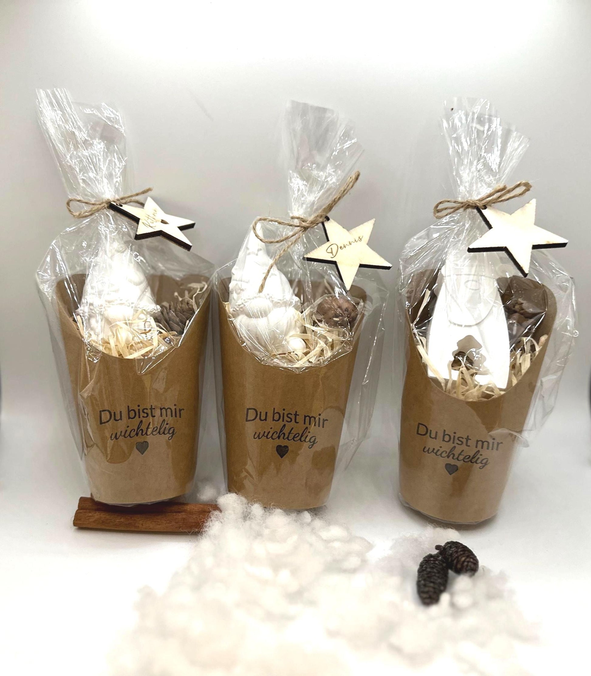 Wichtelgeschenk Kollegen Weihnachtsgeschenk personalisiert Geschenk Mitarbeiter Wichtel Figur Deko Holz Kleine Weihnachtsgeschenke