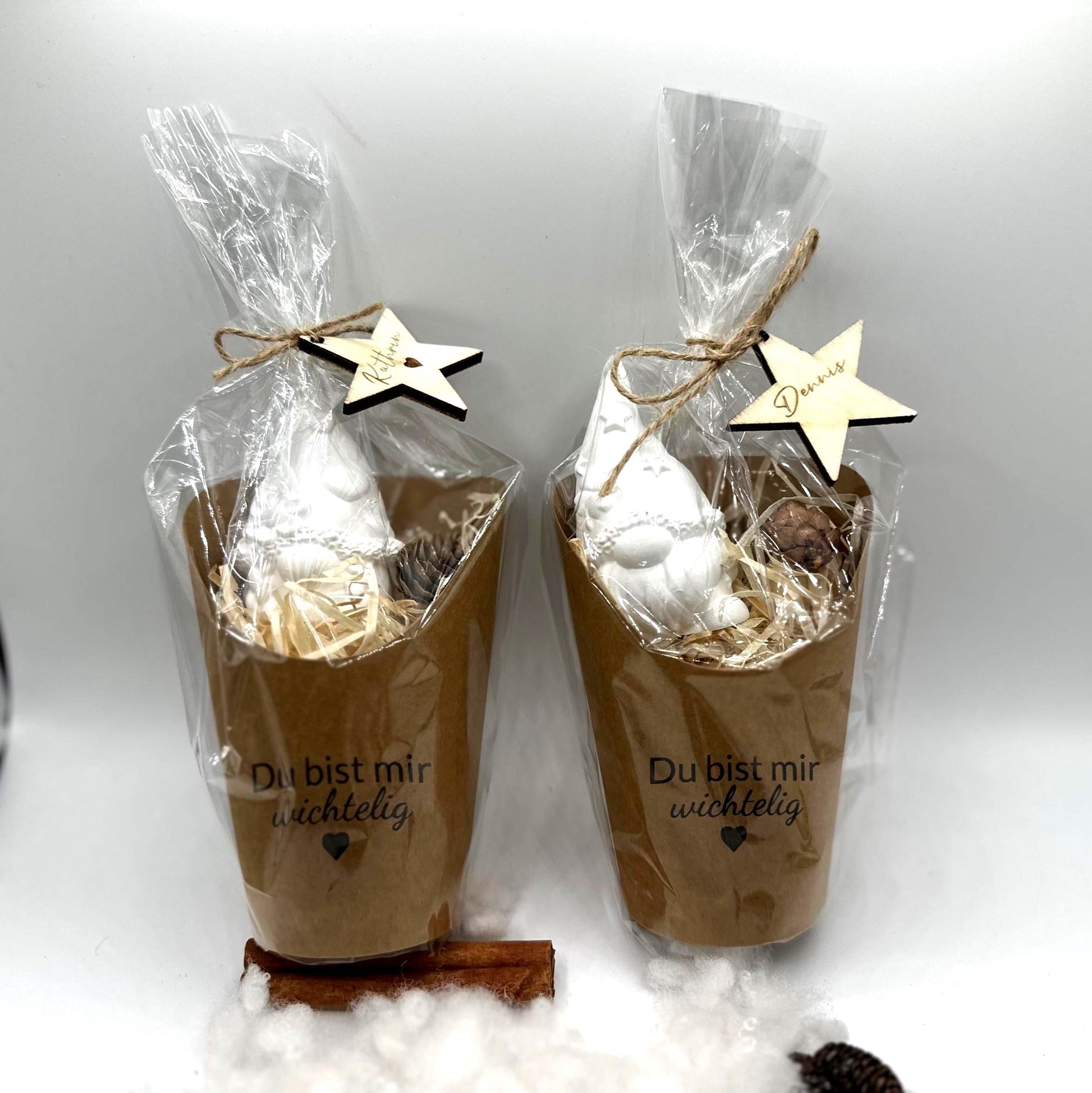 Wichtelgeschenk Kollegen Weihnachtsgeschenk personalisiert Geschenk Mitarbeiter Wichtel Figur Deko Holz Kleine Weihnachtsgeschenke