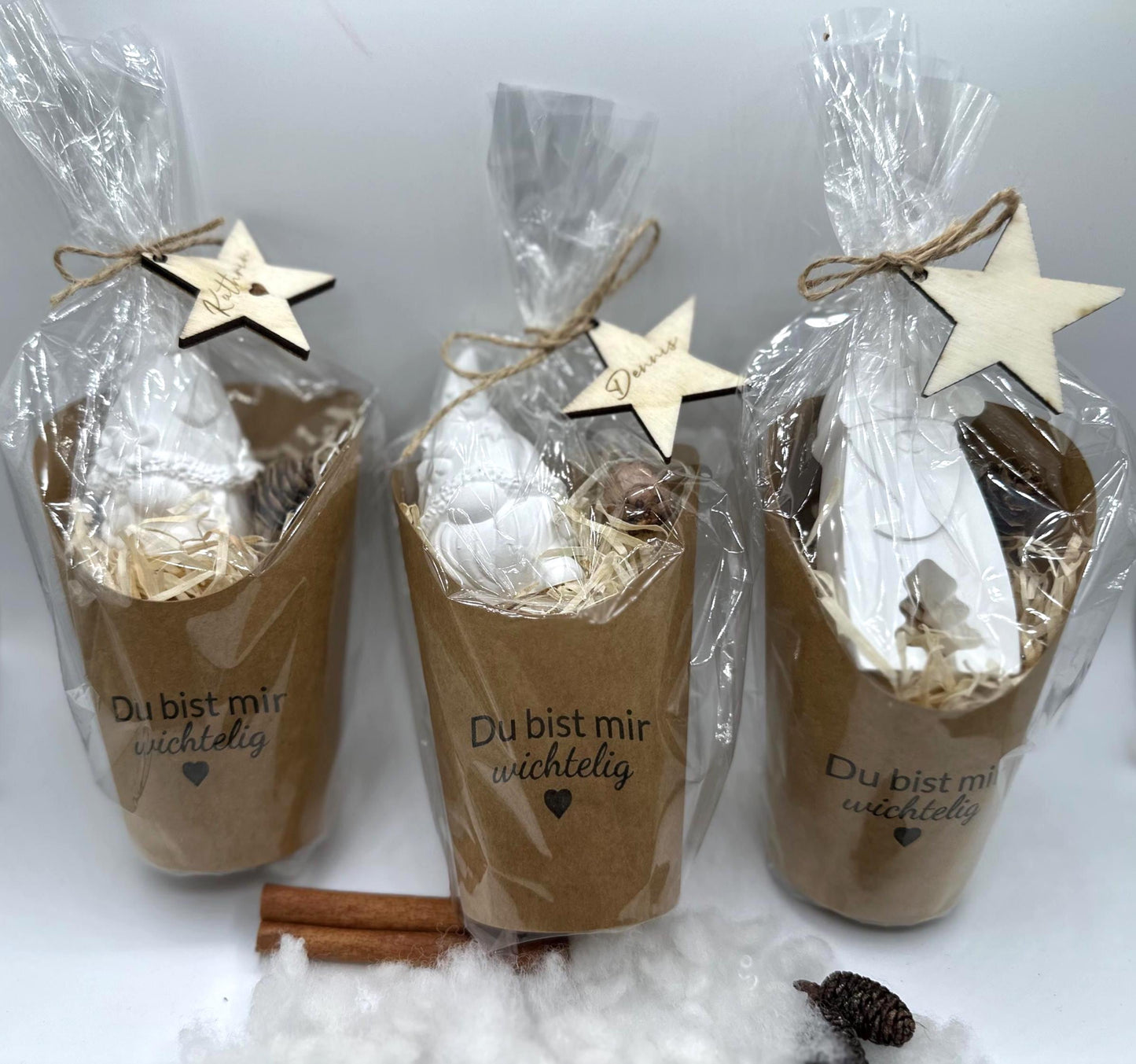 Wichtelgeschenk Kollegen Weihnachtsgeschenk personalisiert Geschenk Mitarbeiter Wichtel Figur Deko Holz Kleine Weihnachtsgeschenke