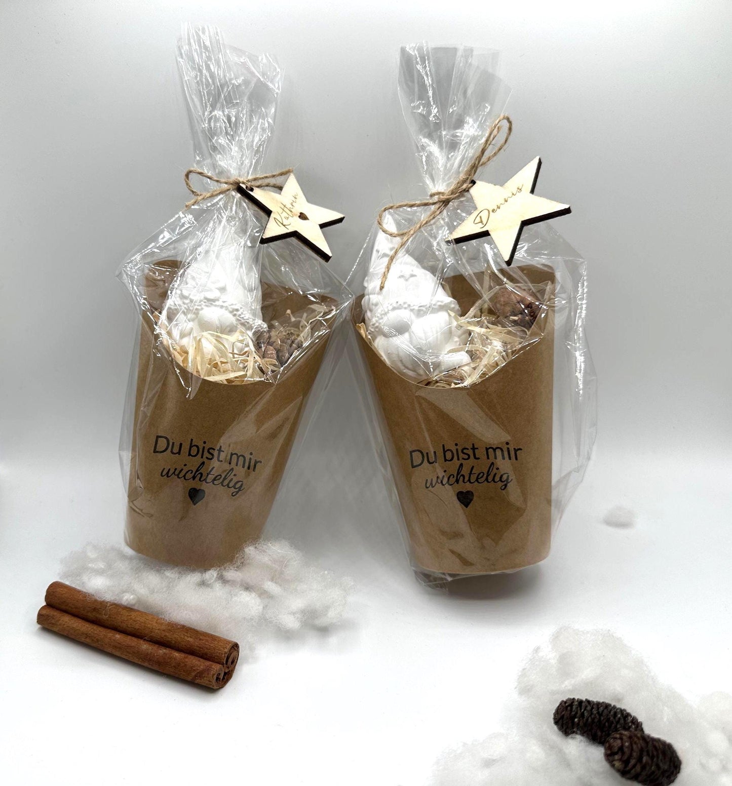 Wichtelgeschenk Kollegen Weihnachtsgeschenk personalisiert Geschenk Mitarbeiter Wichtel Figur Deko Holz Kleine Weihnachtsgeschenke