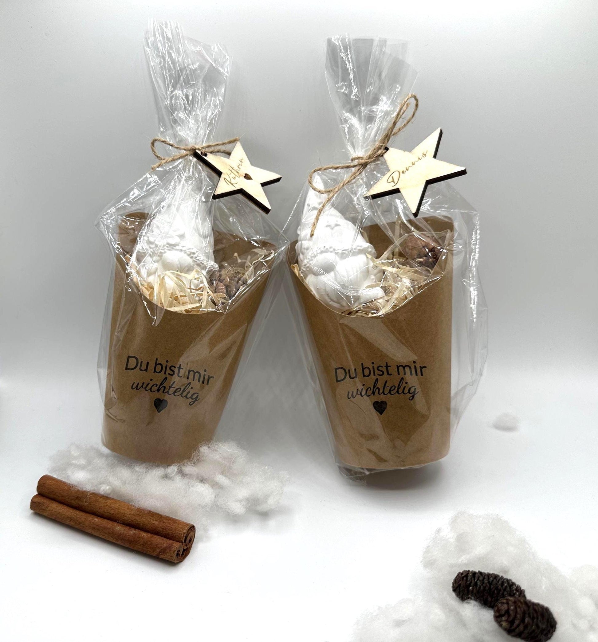 Wichtelgeschenk Kollegen Weihnachtsgeschenk personalisiert Geschenk Mitarbeiter Wichtel Figur Deko Holz Kleine Weihnachtsgeschenke