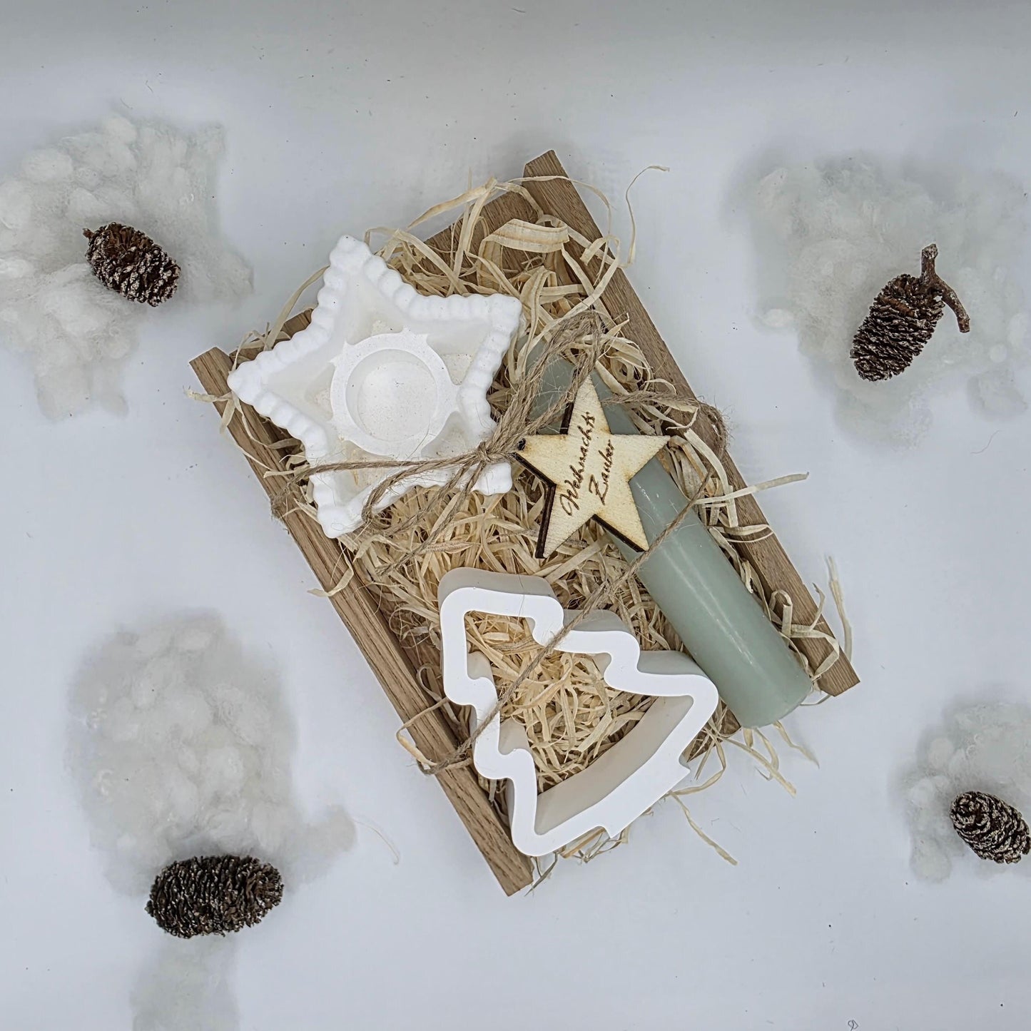 Kleines Weihnachtsgeschenk - Weihnachten to go - Geschenk für Mitarbeiter:innen Kollegen - Wichtelgeschenk - Adventskalender Füllung