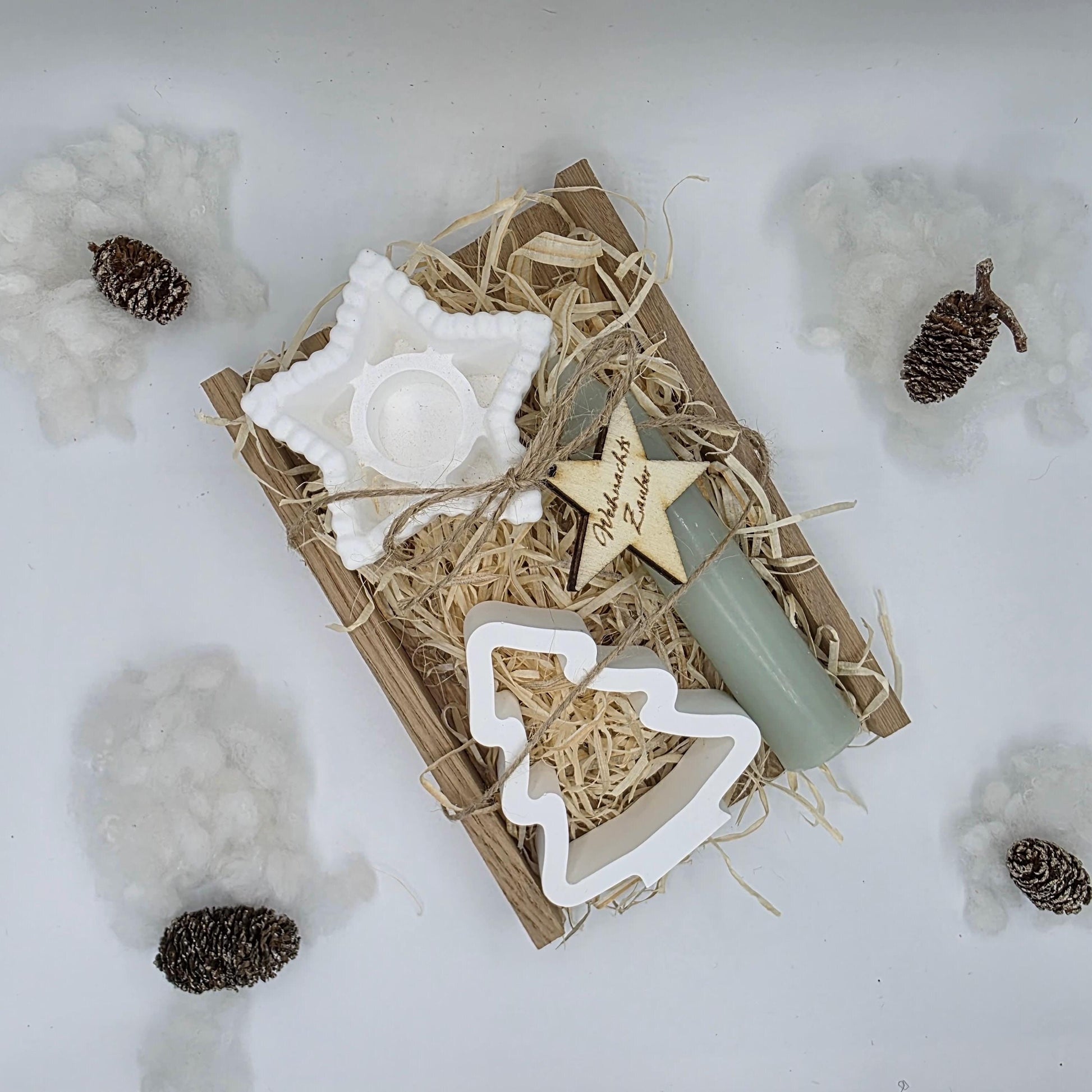 Kleines Weihnachtsgeschenk - Weihnachten to go - Geschenk für Mitarbeiter:innen Kollegen - Wichtelgeschenk - Adventskalender Füllung