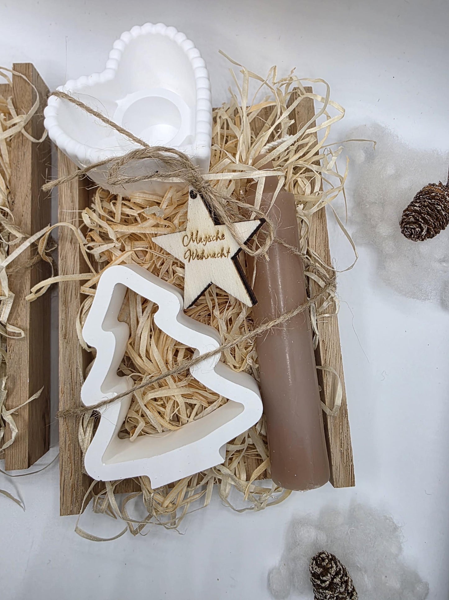 Kleines Weihnachtsgeschenk - Weihnachten to go - Geschenk für Mitarbeiter:innen Kollegen - Wichtelgeschenk - Adventskalender Füllung