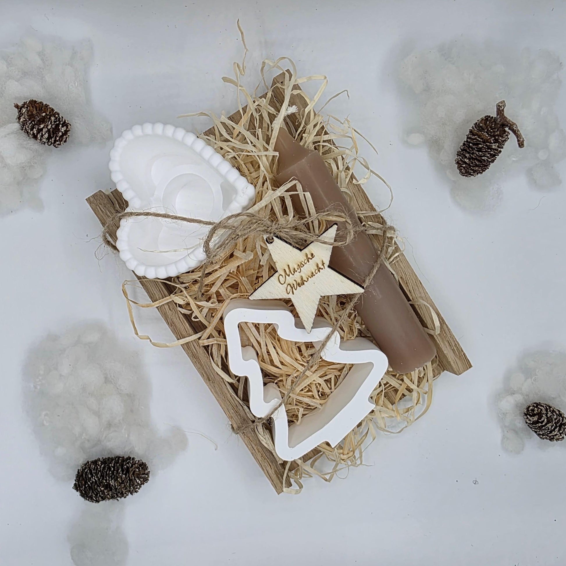 Kleines Weihnachtsgeschenk - Weihnachten to go - Geschenk für Mitarbeiter:innen Kollegen - Wichtelgeschenk - Adventskalender Füllung