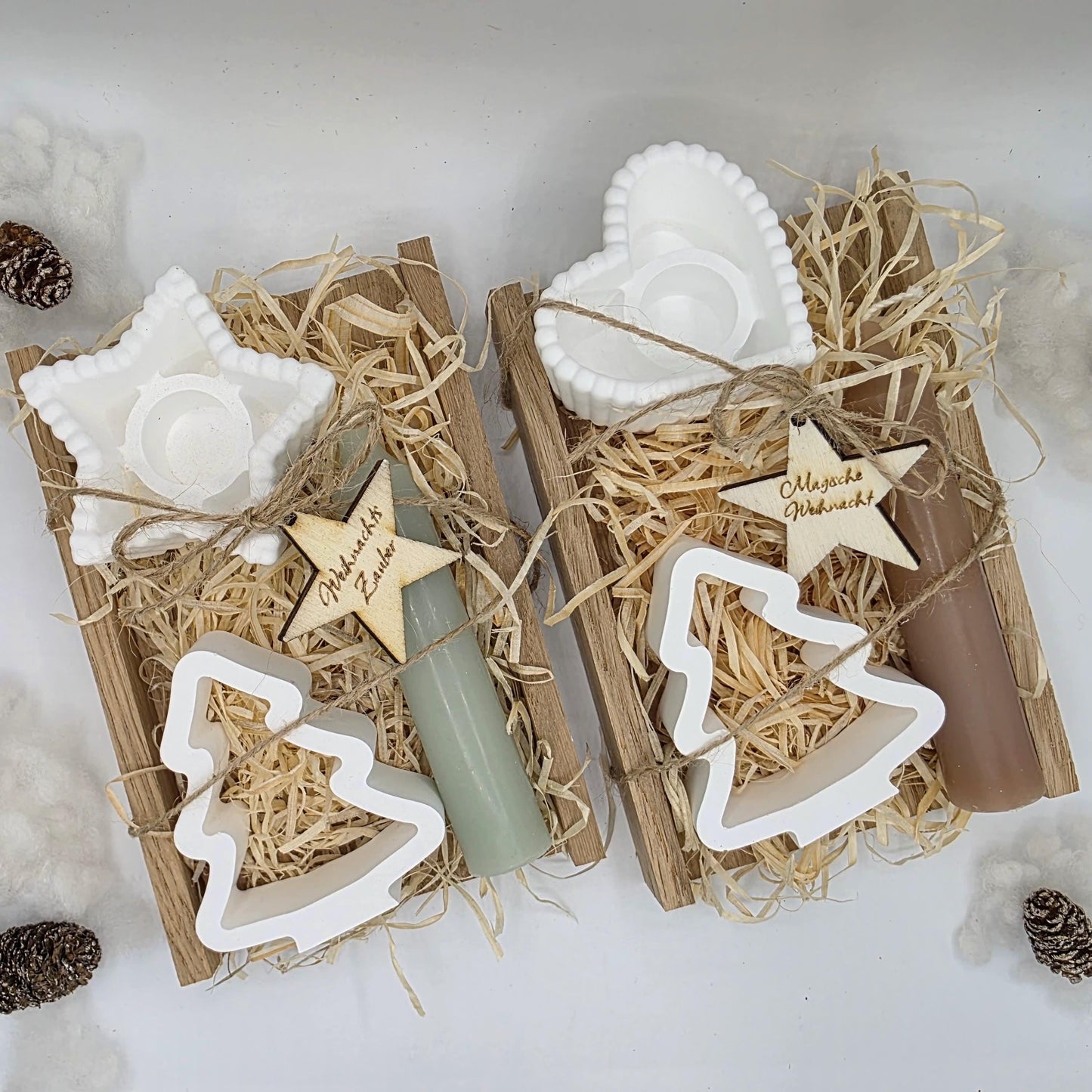 Kleines Weihnachtsgeschenk - Weihnachten to go - Geschenk für Mitarbeiter:innen Kollegen - Wichtelgeschenk - Adventskalender Füllung