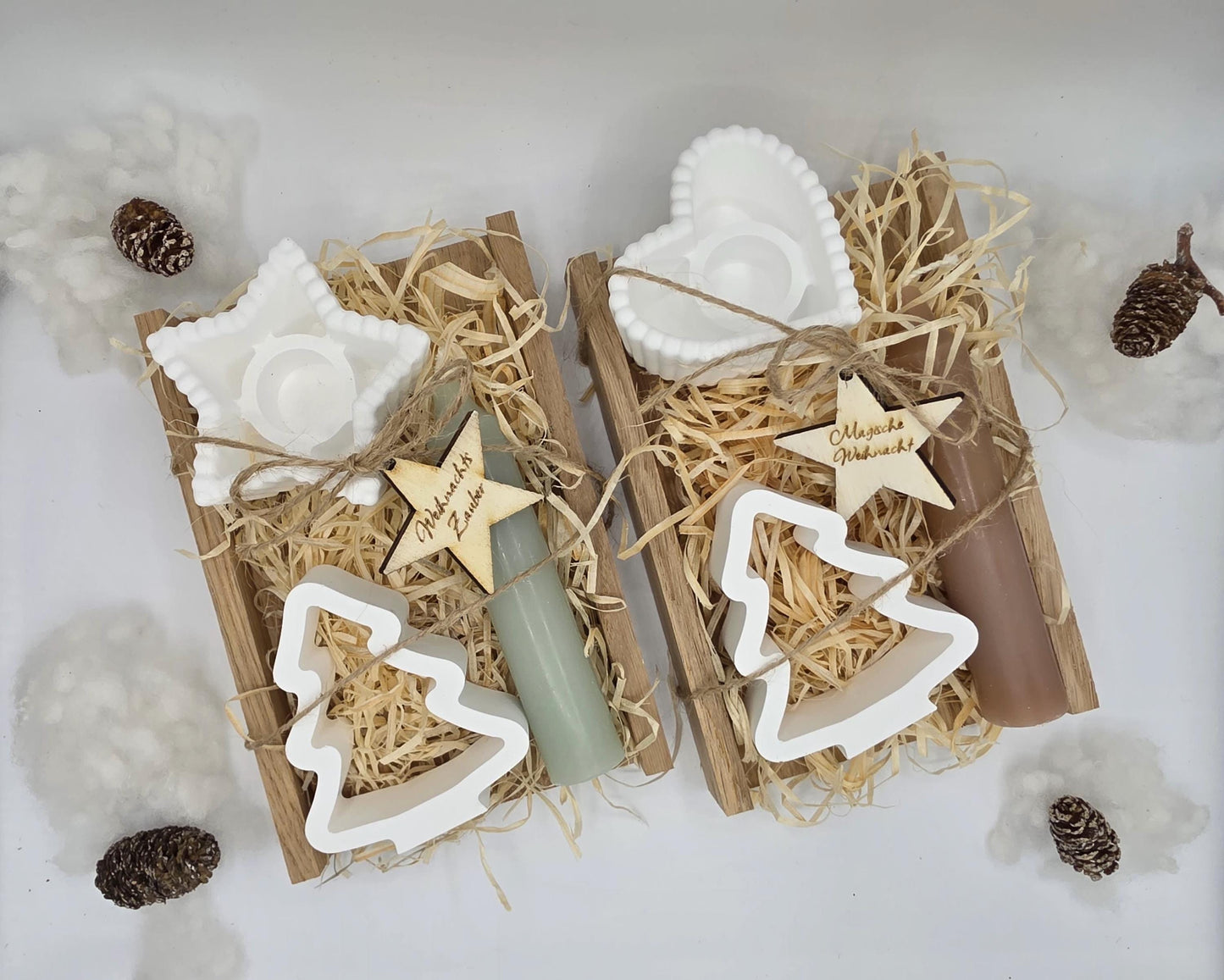 Kleines Weihnachtsgeschenk - Weihnachten to go - Geschenk für Mitarbeiter:innen Kollegen - Wichtelgeschenk - Adventskalender Füllung