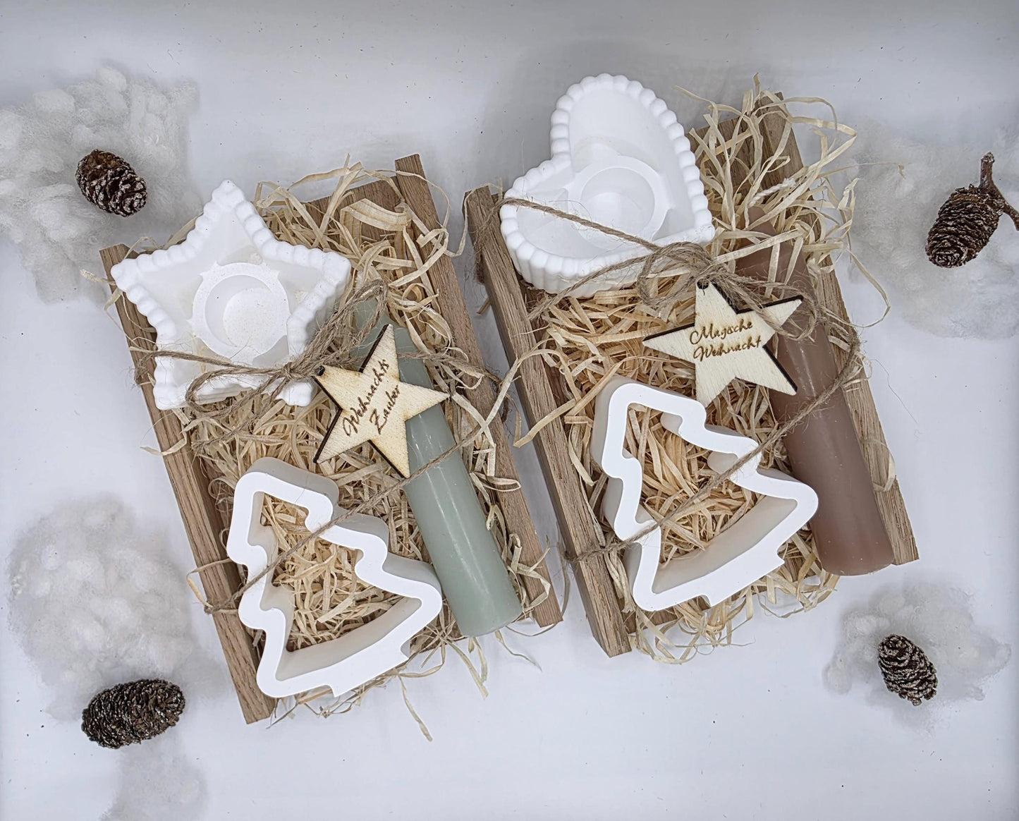 Kleines Weihnachtsgeschenk - Weihnachten to go - Geschenk für Mitarbeiter:innen Kollegen - Wichtelgeschenk - Adventskalender Füllung