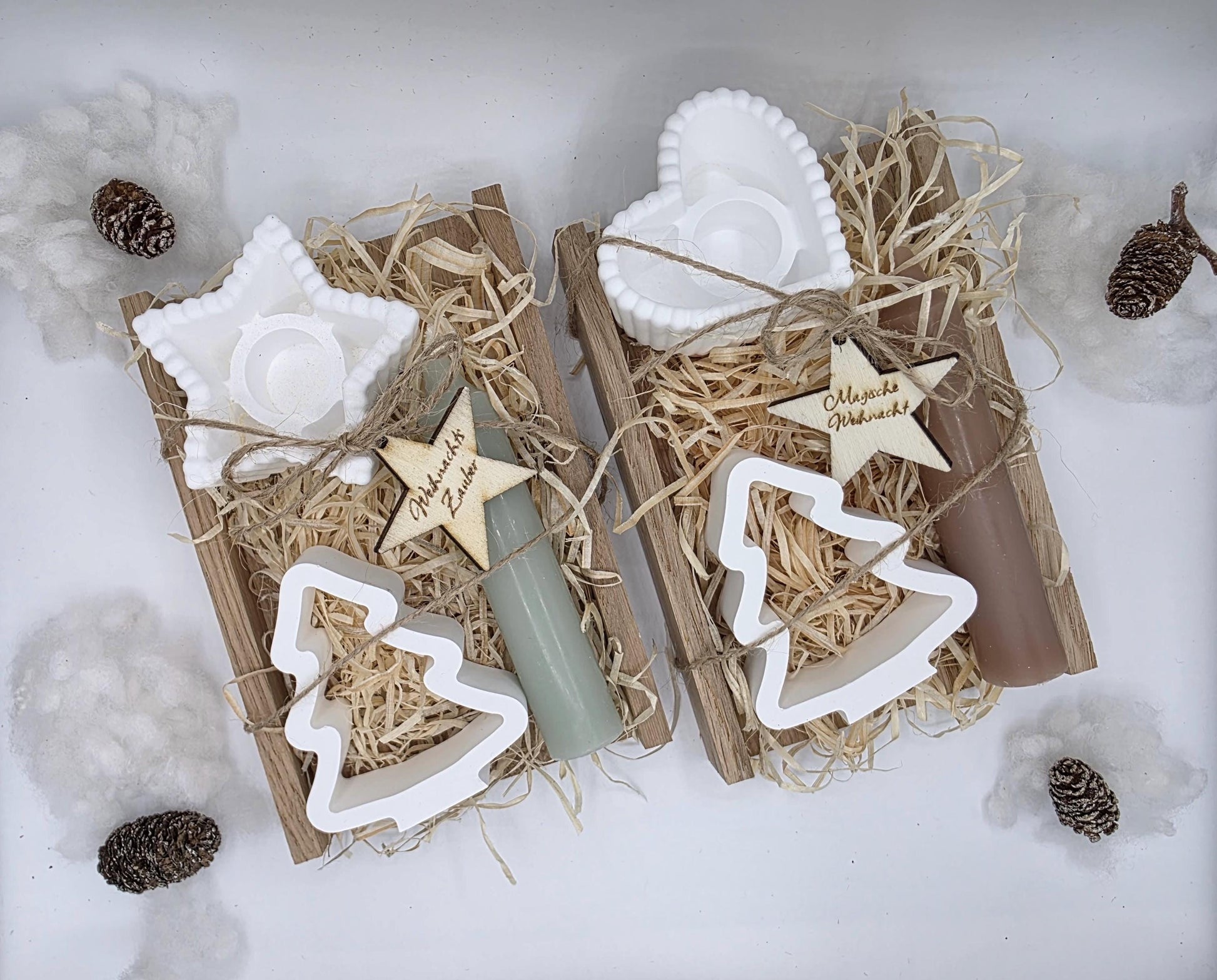 Kleines Weihnachtsgeschenk - Weihnachten to go - Geschenk für Mitarbeiter:innen Kollegen - Wichtelgeschenk - Adventskalender Füllung