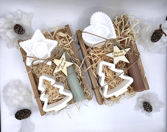 Kleines Weihnachtsgeschenk - Weihnachten to go - Geschenk für Mitarbeiter:innen Kollegen - Wichtelgeschenk - Adventskalender Füllung