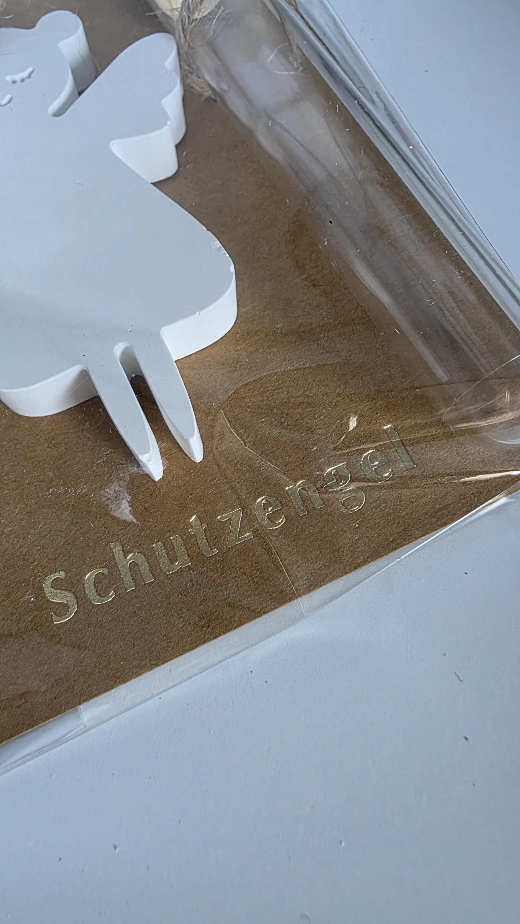 Geldgeschenk Weihnachten in der Tüte mit Schutzengel Weihnachten to go Wichtelgeschenk & Mini-Weihnachtsgeschenk Kleines Weihnachtsgeschenk