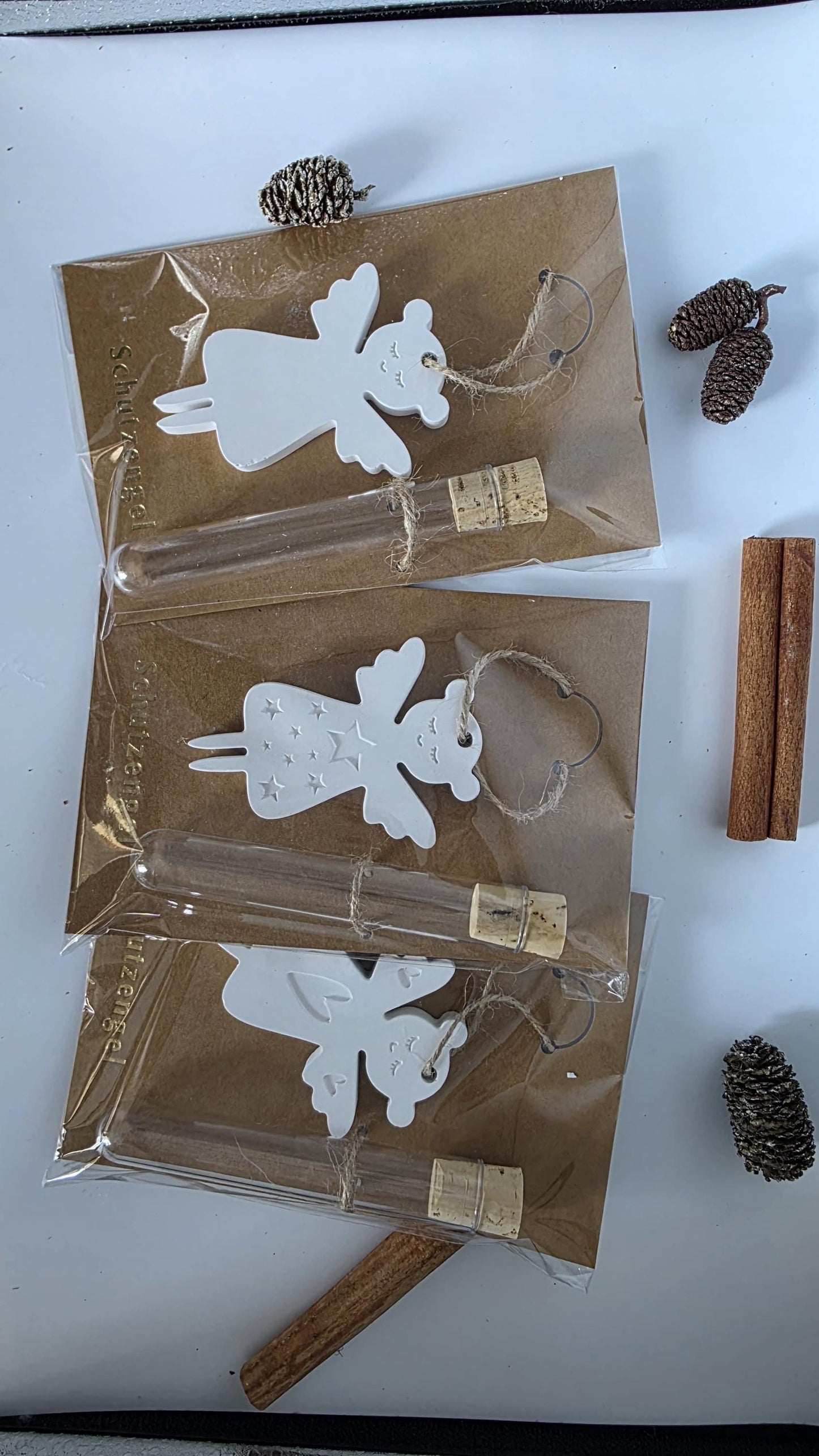 Geldgeschenk Weihnachten in der Tüte mit Schutzengel Weihnachten to go Wichtelgeschenk & Mini-Weihnachtsgeschenk Kleines Weihnachtsgeschenk